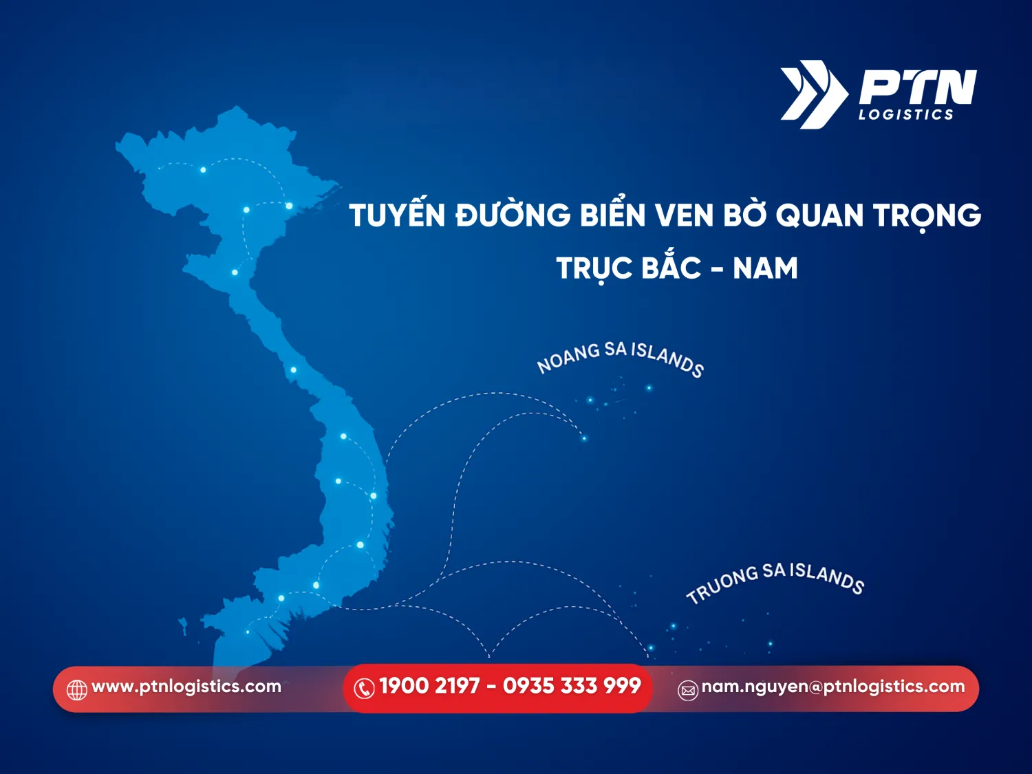 Tuyến đường biển ven bờ quan trọng trục Bắc - Nam