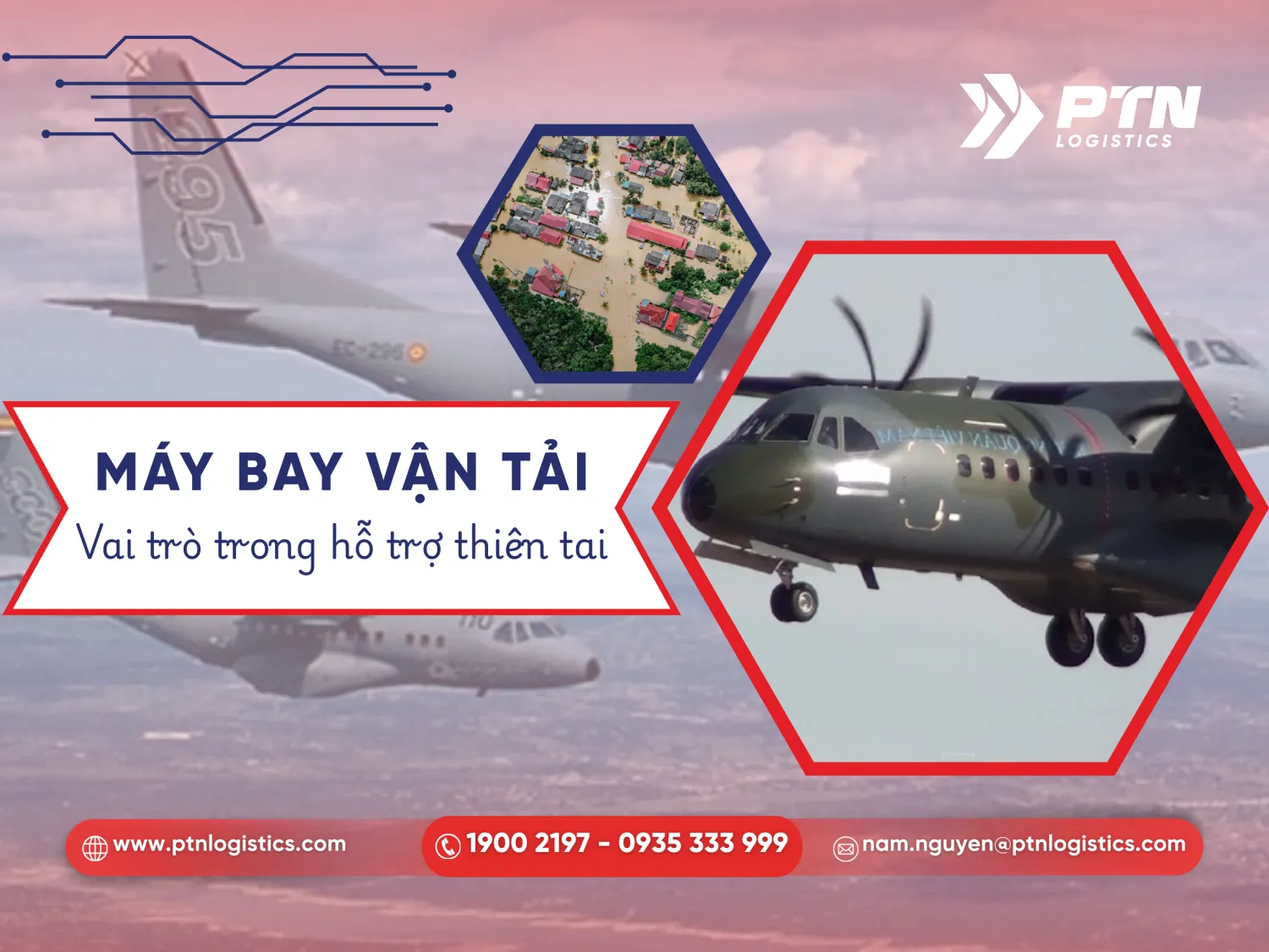 Ứng dụng máy bay để cứu trợ thiên tai