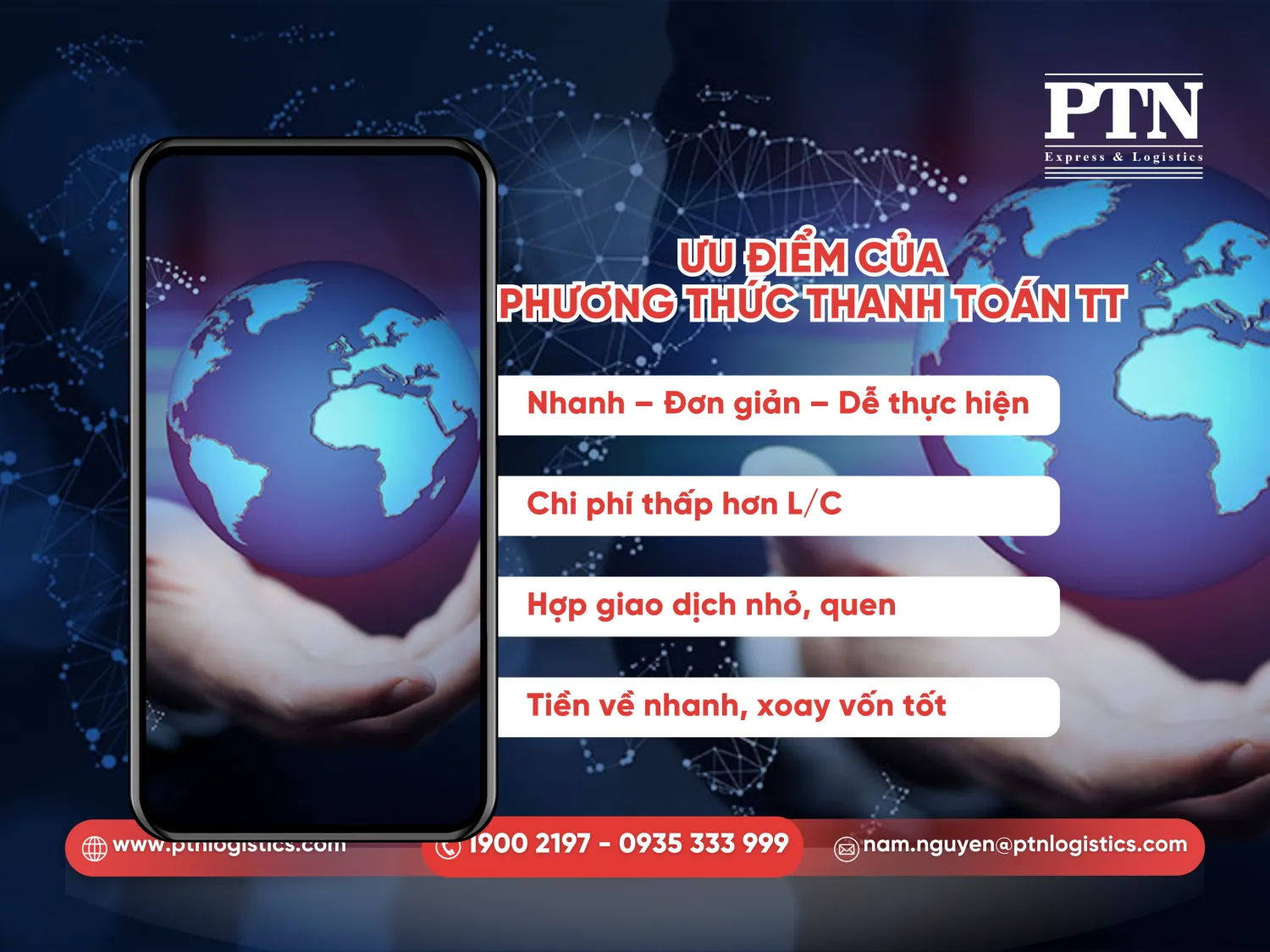 Ưu điểm của phương thức thanh toán TT