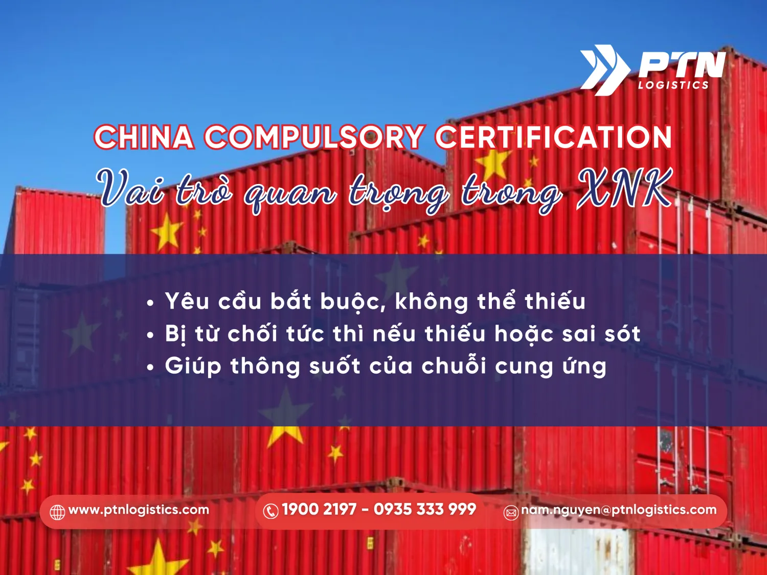 Vai trò CCC trong logistics