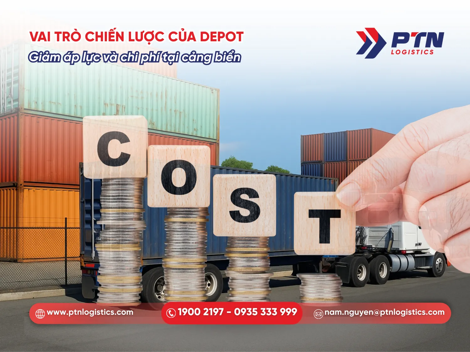 Vai trò chiến lược của depot: Giảm áp lực và chi phí tại cảng biển