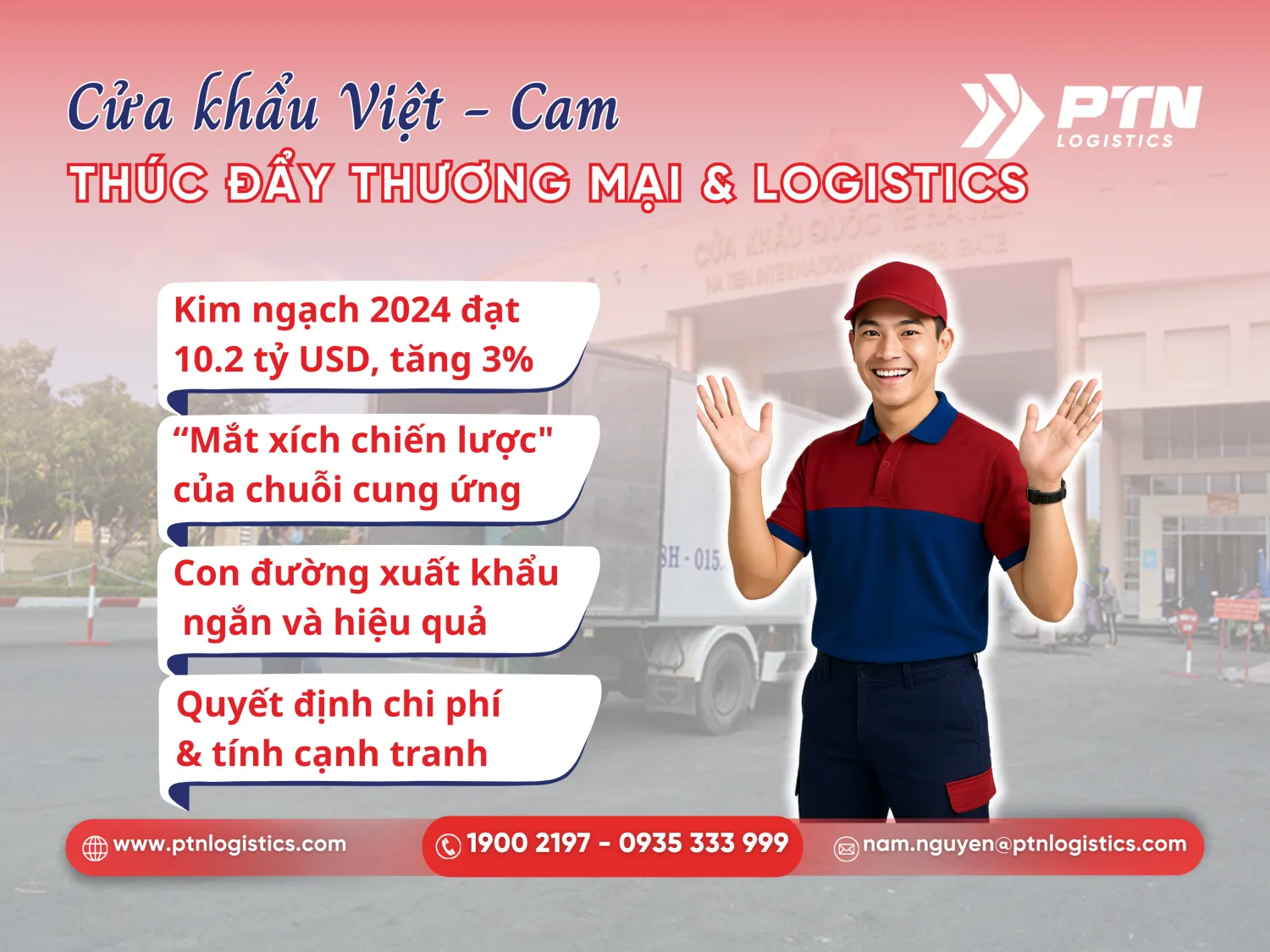 Vai trò cửa khẩu Việt Nam Campuchia