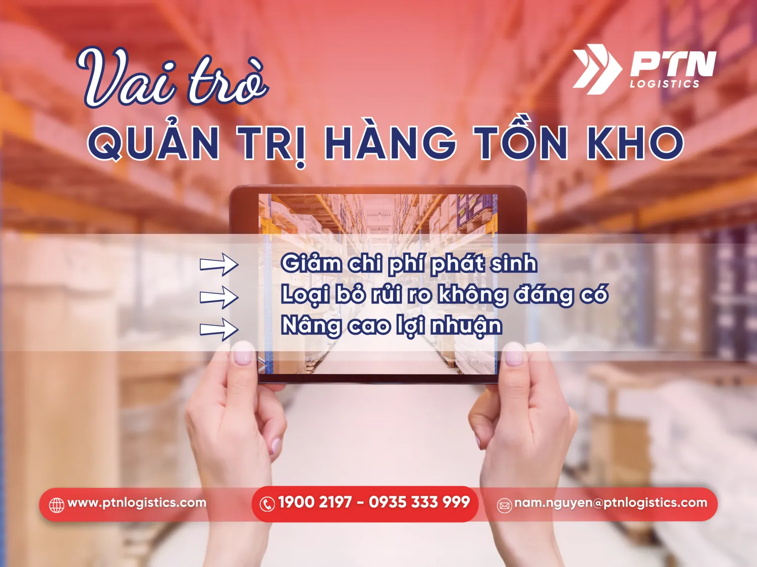 Vai trò của quản trị hàng tồn kho