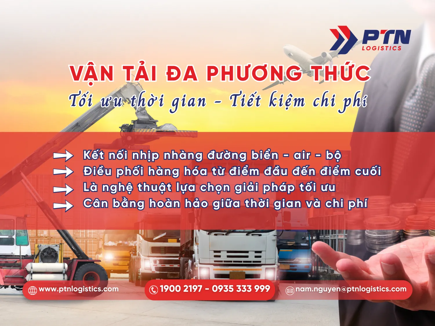Vai trò điều phối trong phương thức vận tải