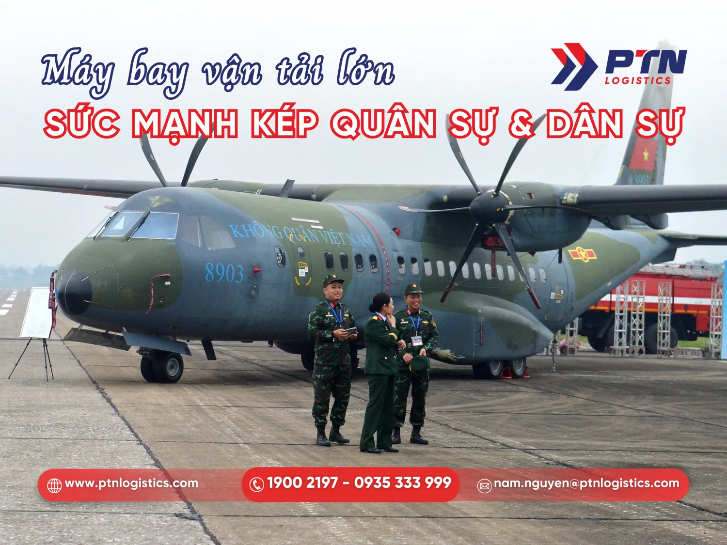 Vai trò quan trọng trong logistics quân sự và dân dụng