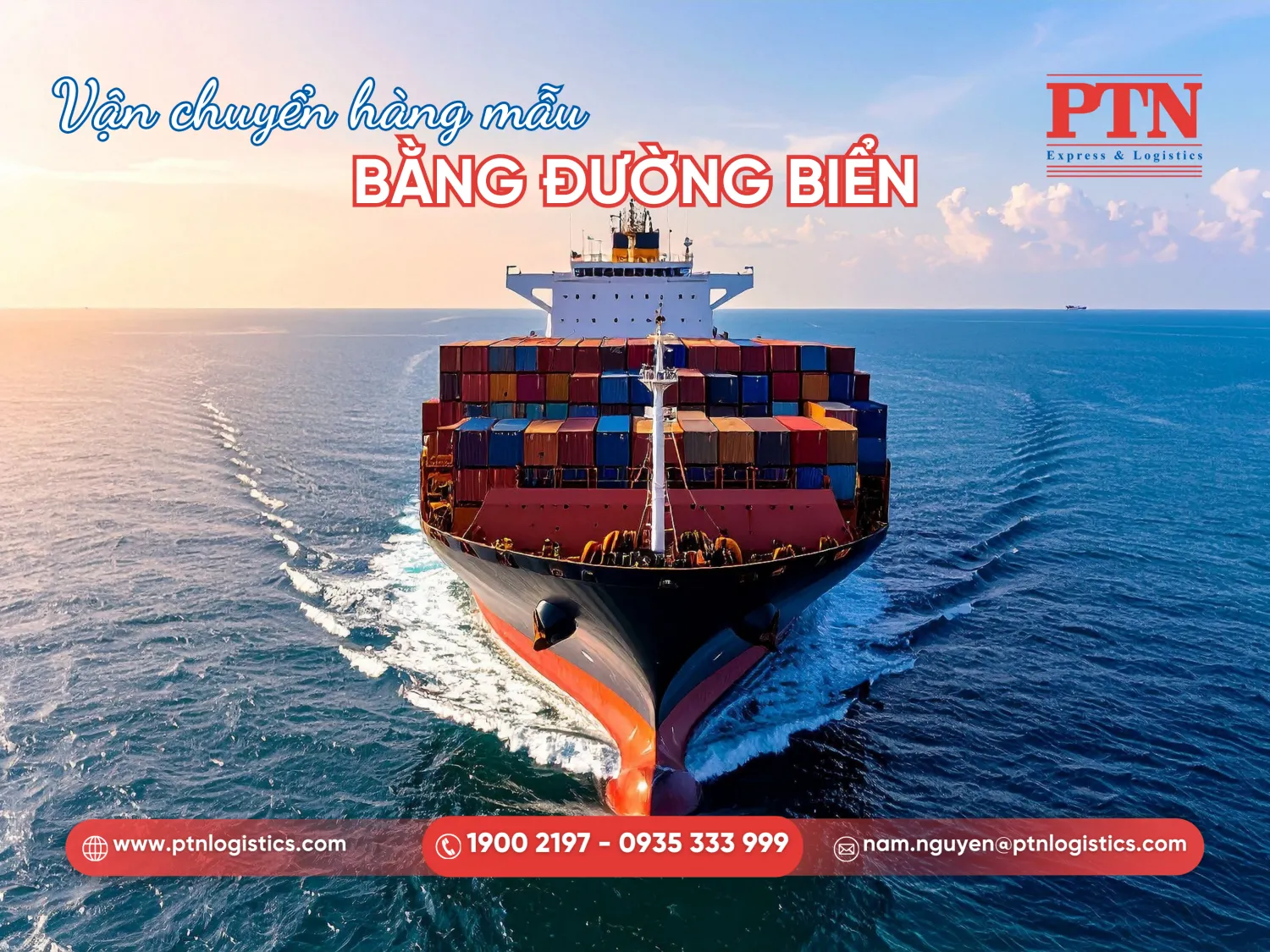 Vận chuyển hàng mẫu bằng đường biển