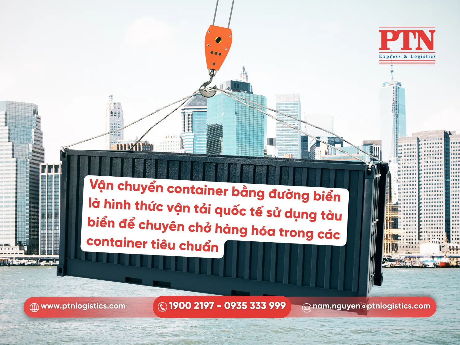 Vận chuyển container bằng đường biển là gì?