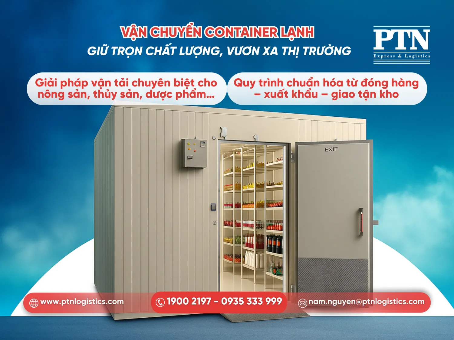 Vận chuyển container lạnh