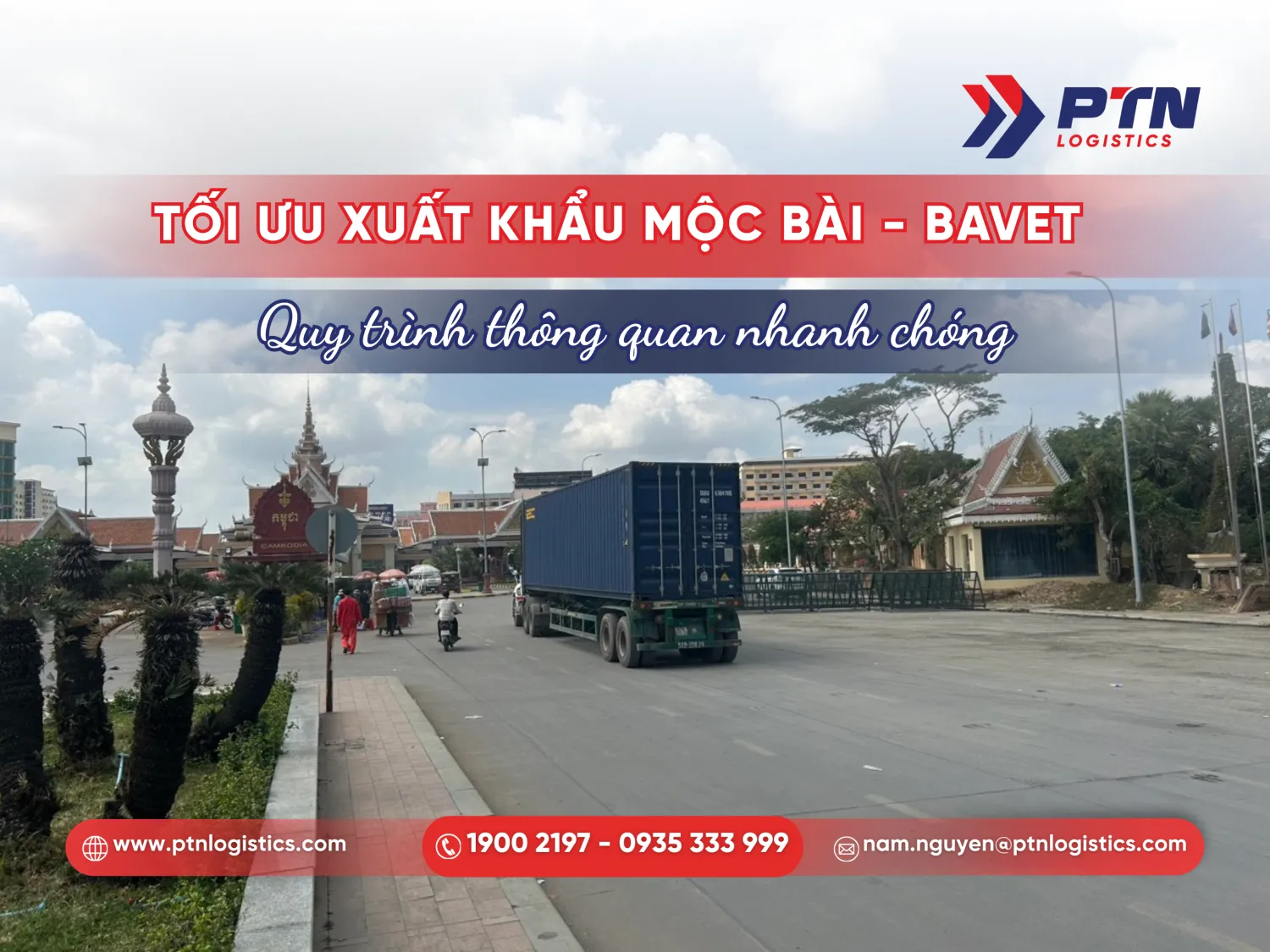 Vận chuyển hàng hóa sang cửa khẩu Bavet