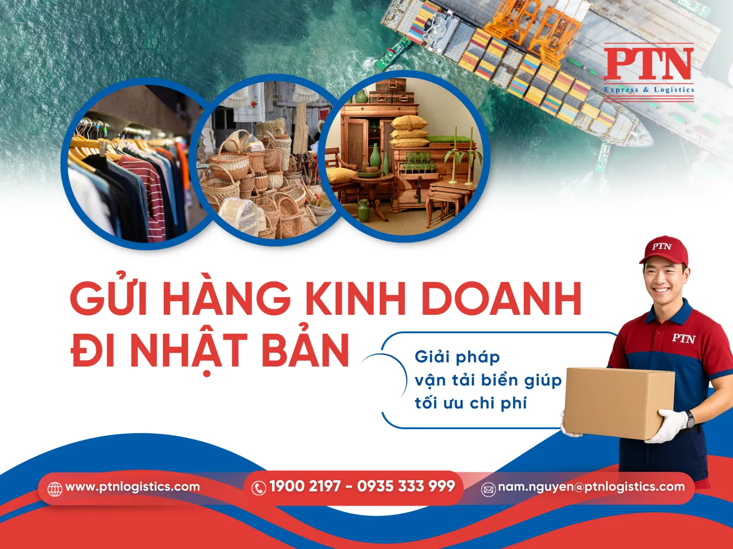 Vận chuyển hàng kinh doanh đi Nhật