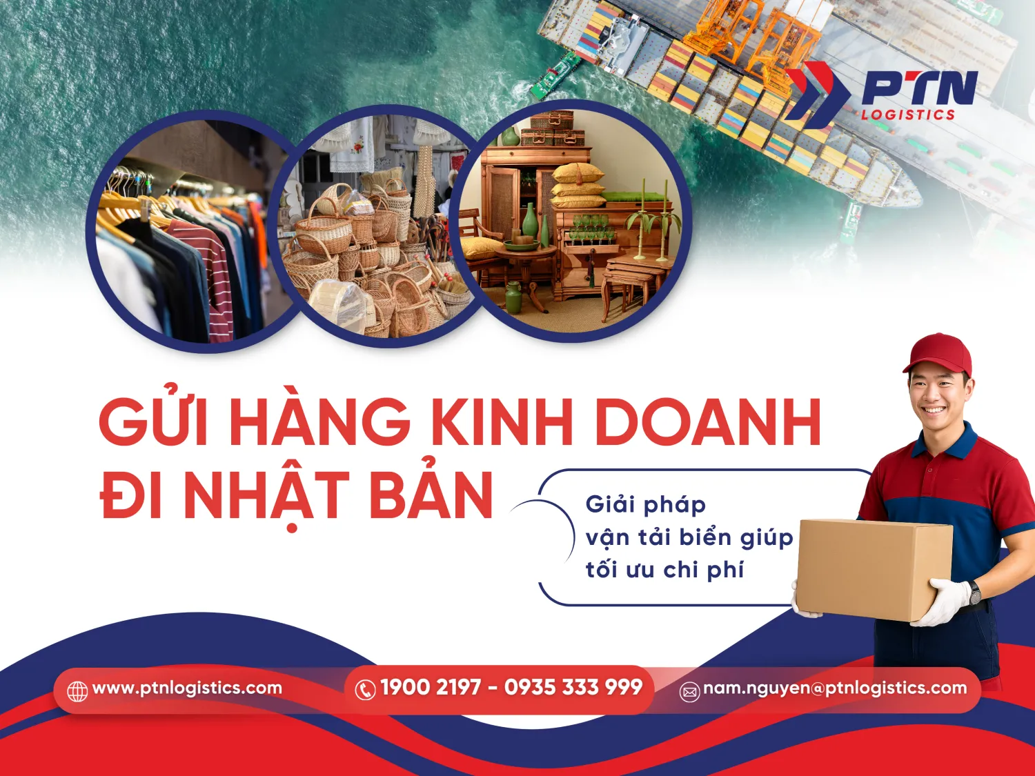Vận chuyển mặt hàng kinh doanh đi Nhật