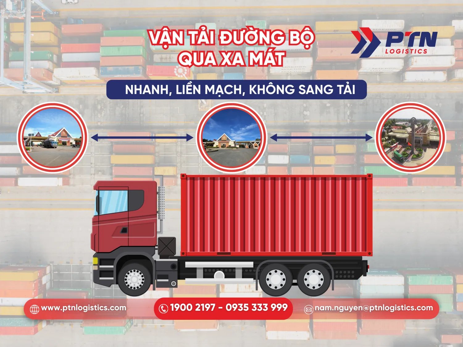 Vận tải đường bộ qua cửa khẩu Xa Mát