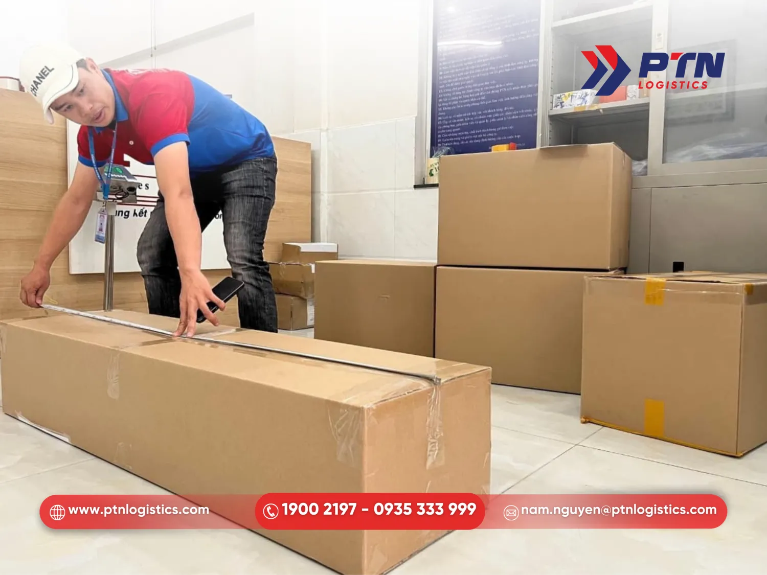 Xác định hàng kích thước và khối lượng