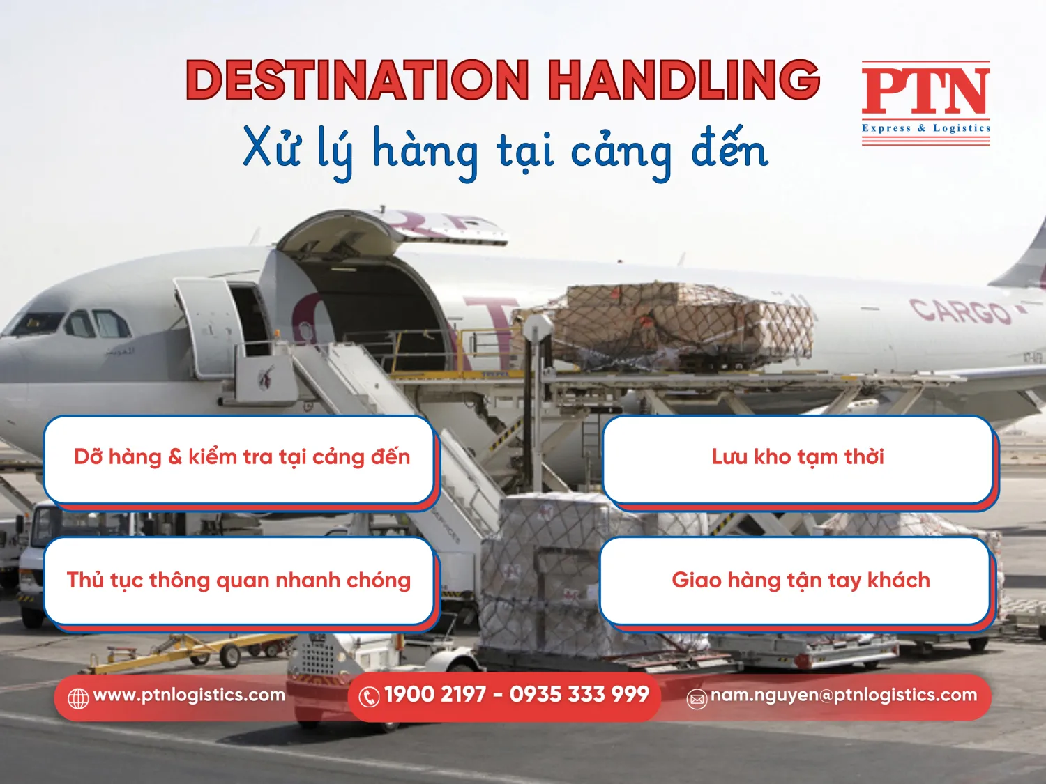 Xử lý hàng tại cảng hoặc sân bay