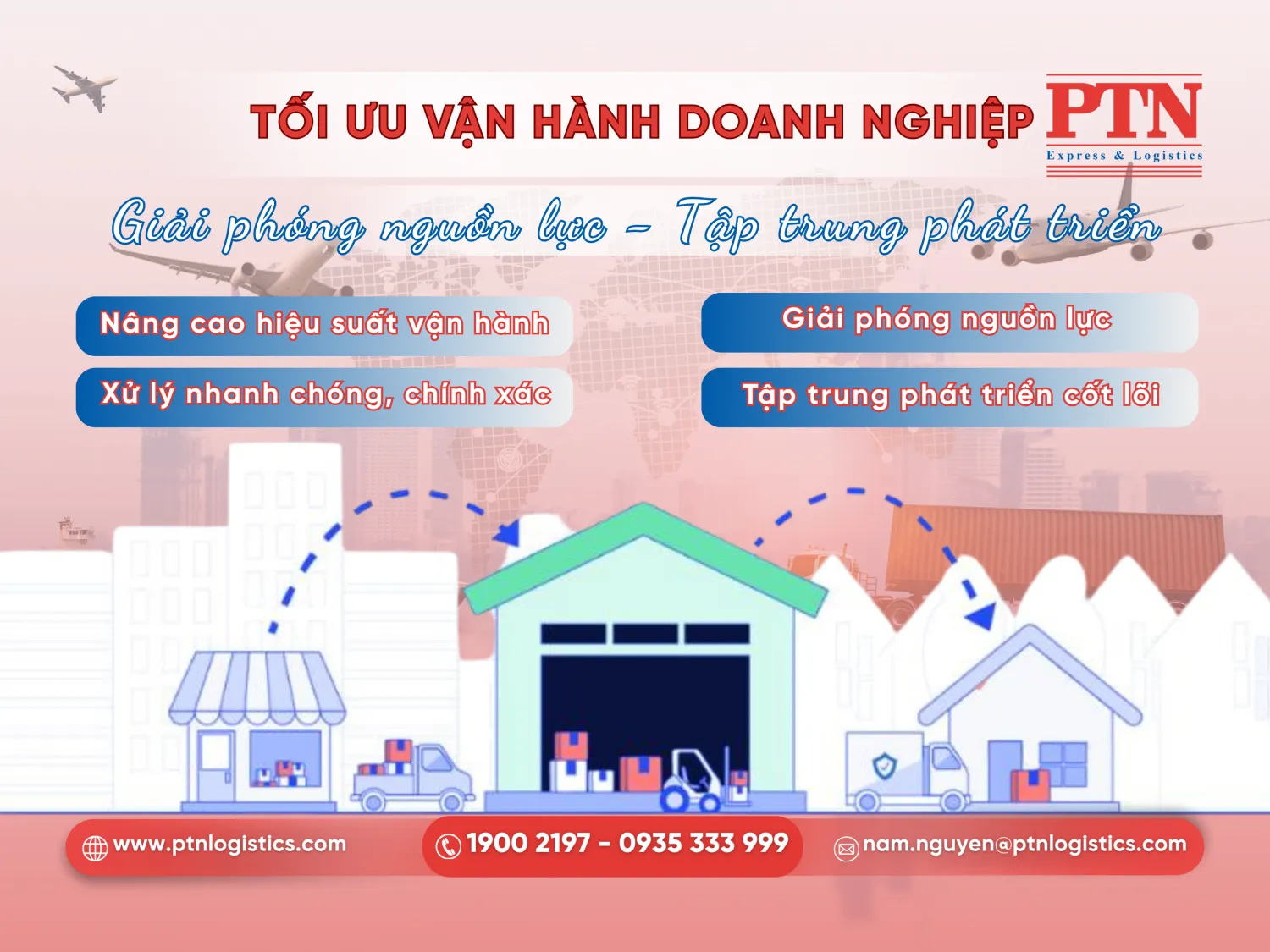 3PL giúp cải thiện hiệu quả vận hành