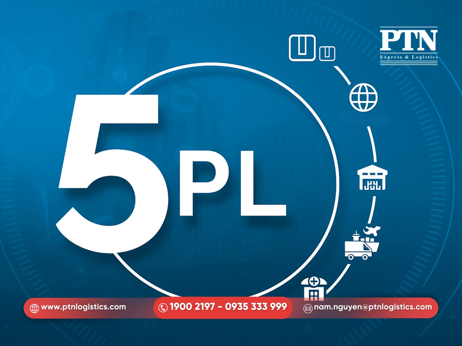 5PL tập trung vào thương mại điện tử và quản lý các chuỗi cung ứng phức tạp