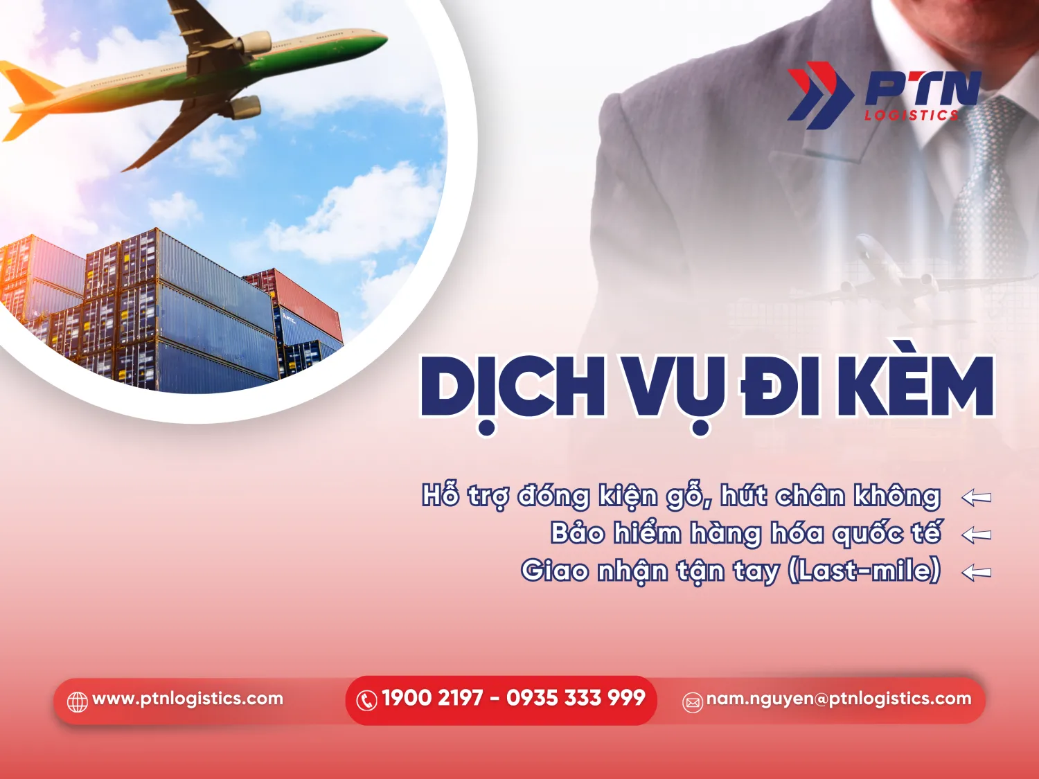 Các dịch vụ đi kèm khi gửi hàng đi Trung Quốc