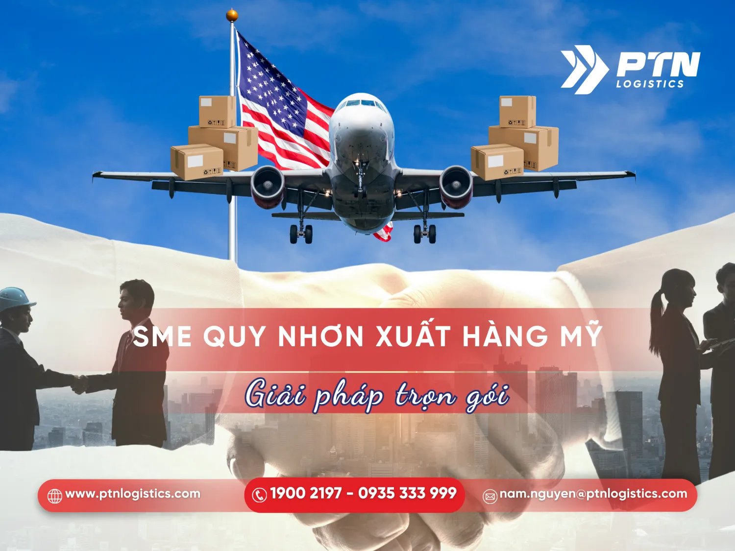 Các doanh nghiệp nhờ gửi hàng đi Mỹ