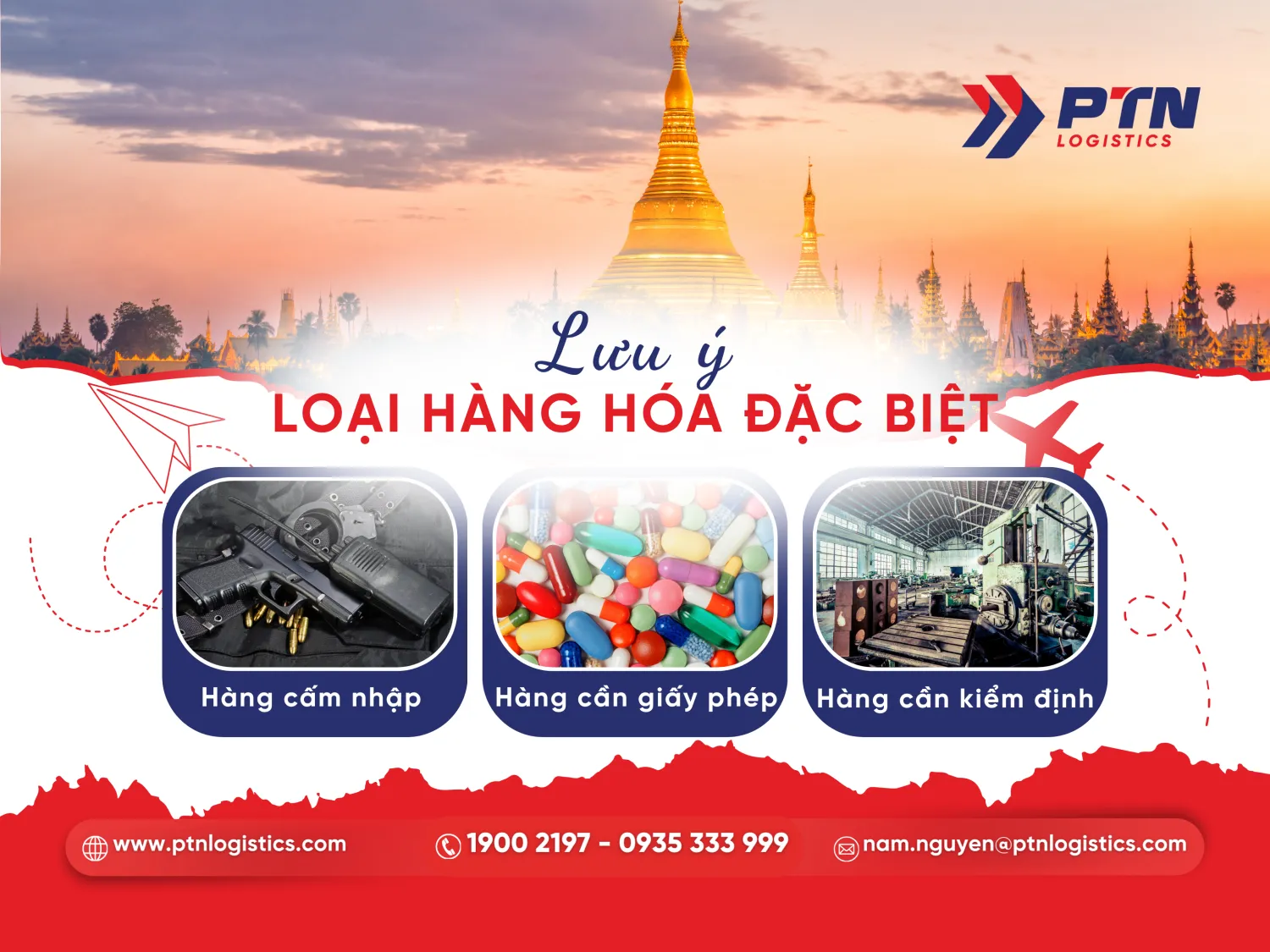 Các loại hàng hóa đặc biệt khi gửi hàng đi Myanmar