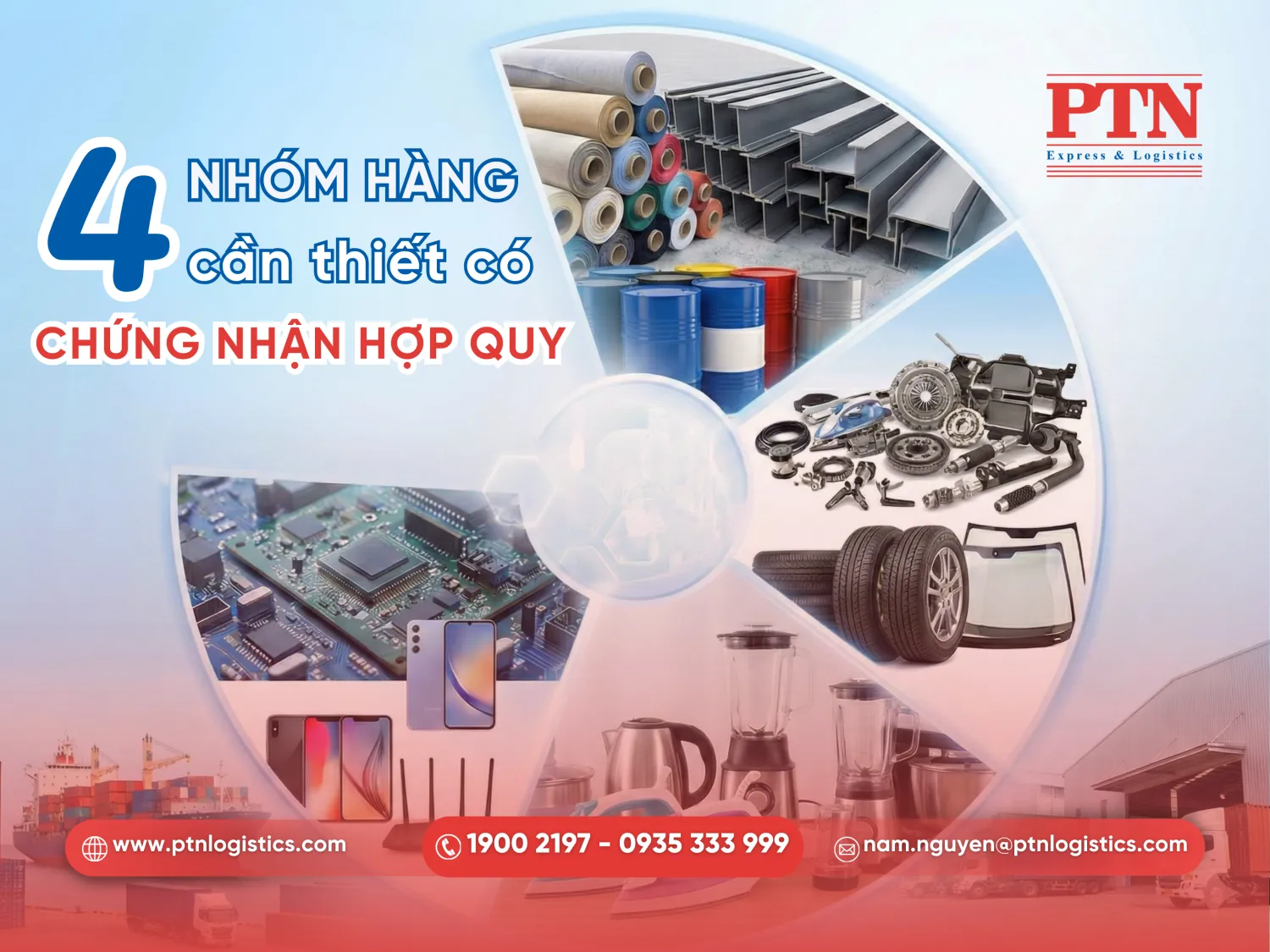 Các nhóm hàng cần chứng nhận hợp quy