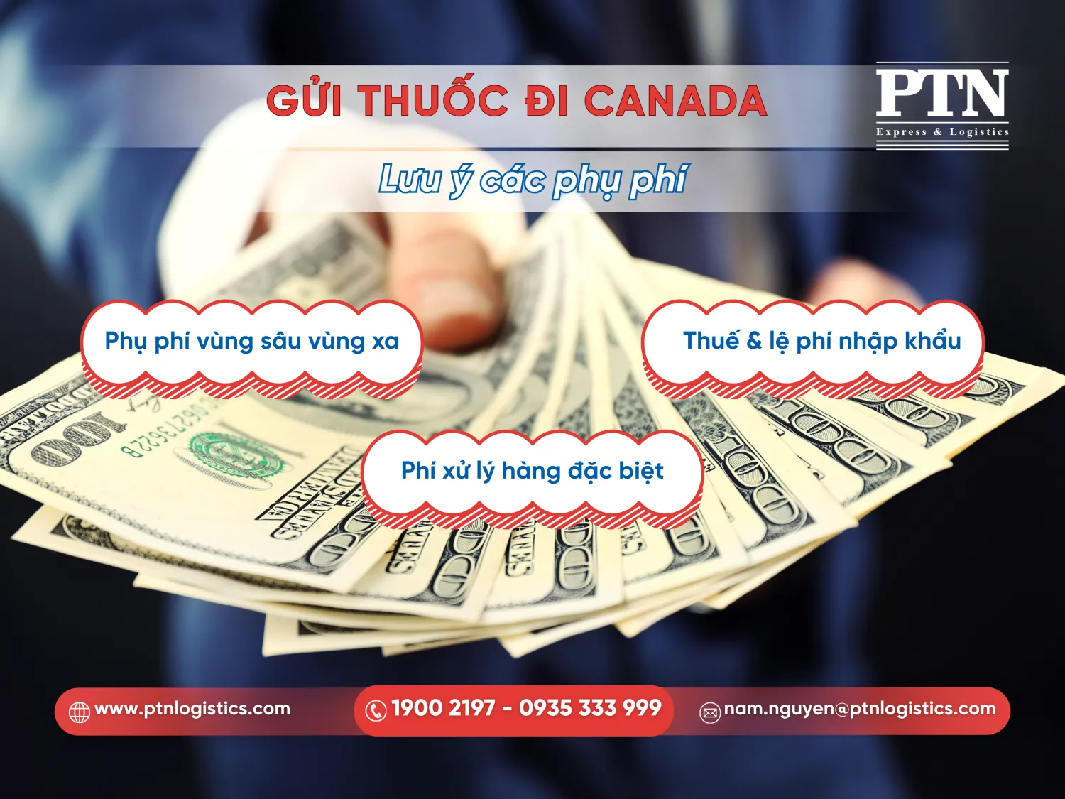 Các phụ phí cần lưu ý