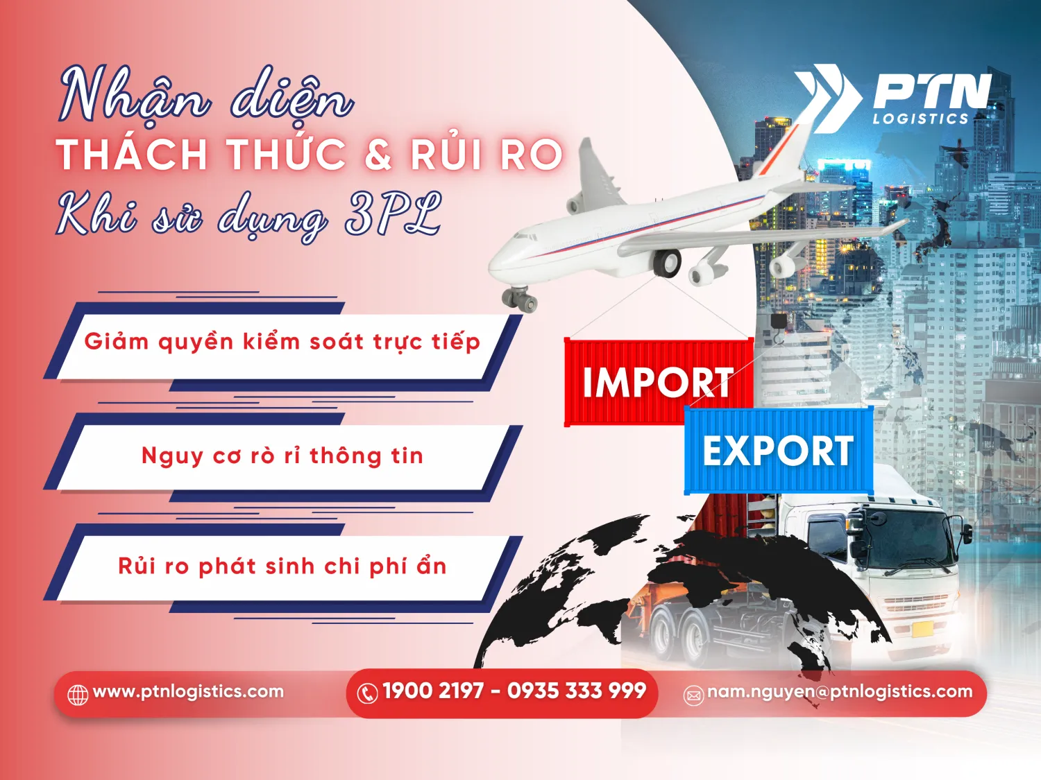Các rủi ro khi sử dụng 3PL 