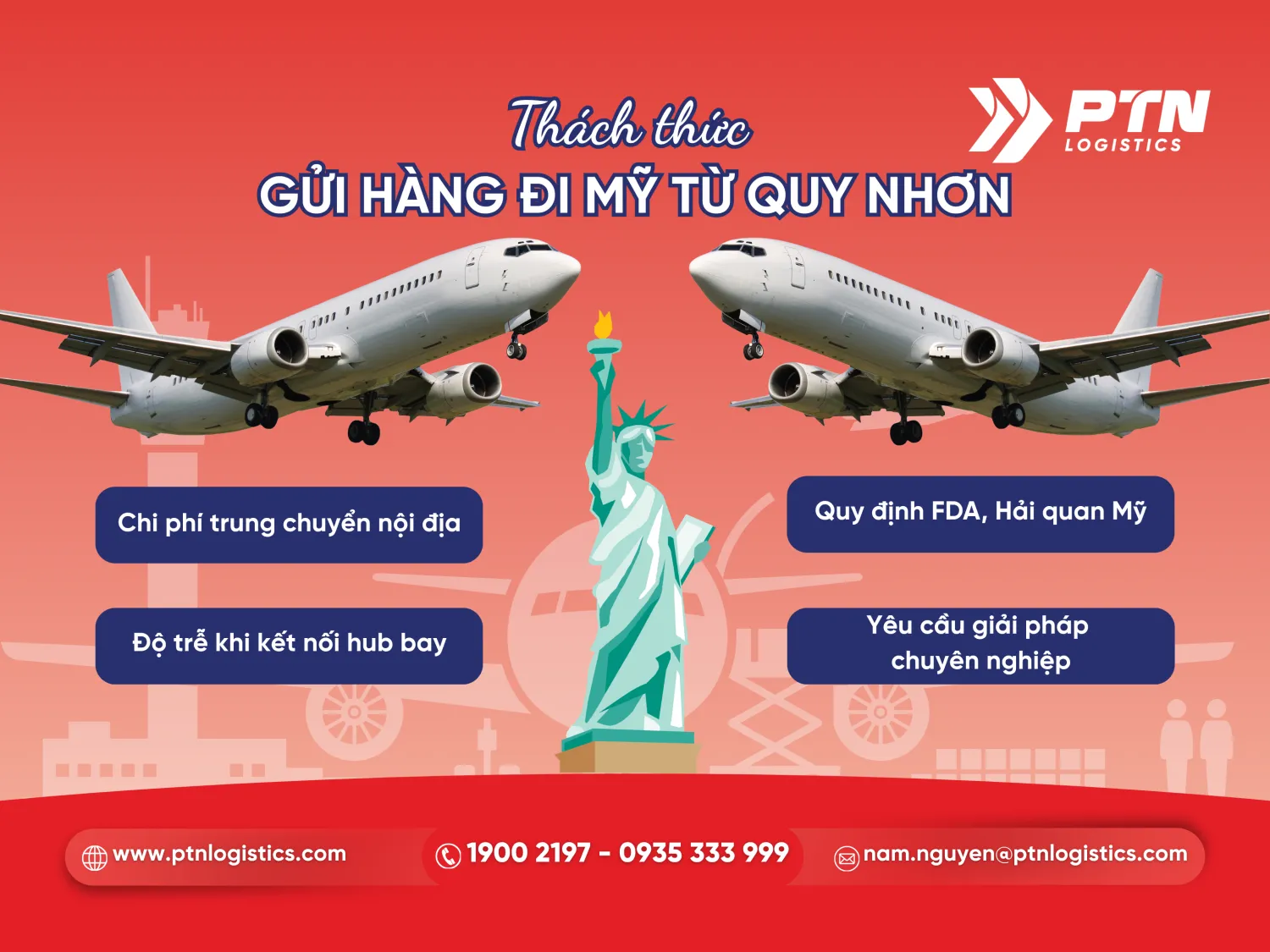 Các thách thức khi gửi hàng đi Mỹ tại Quy Nhơn