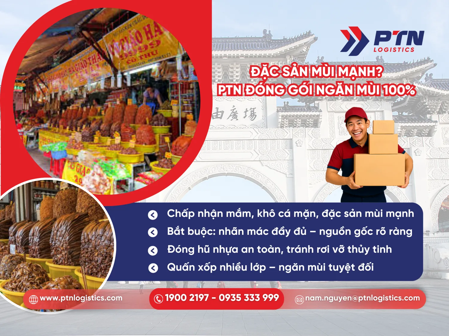 Các thực phẩm chế biến khác gửi đi Đài Loan