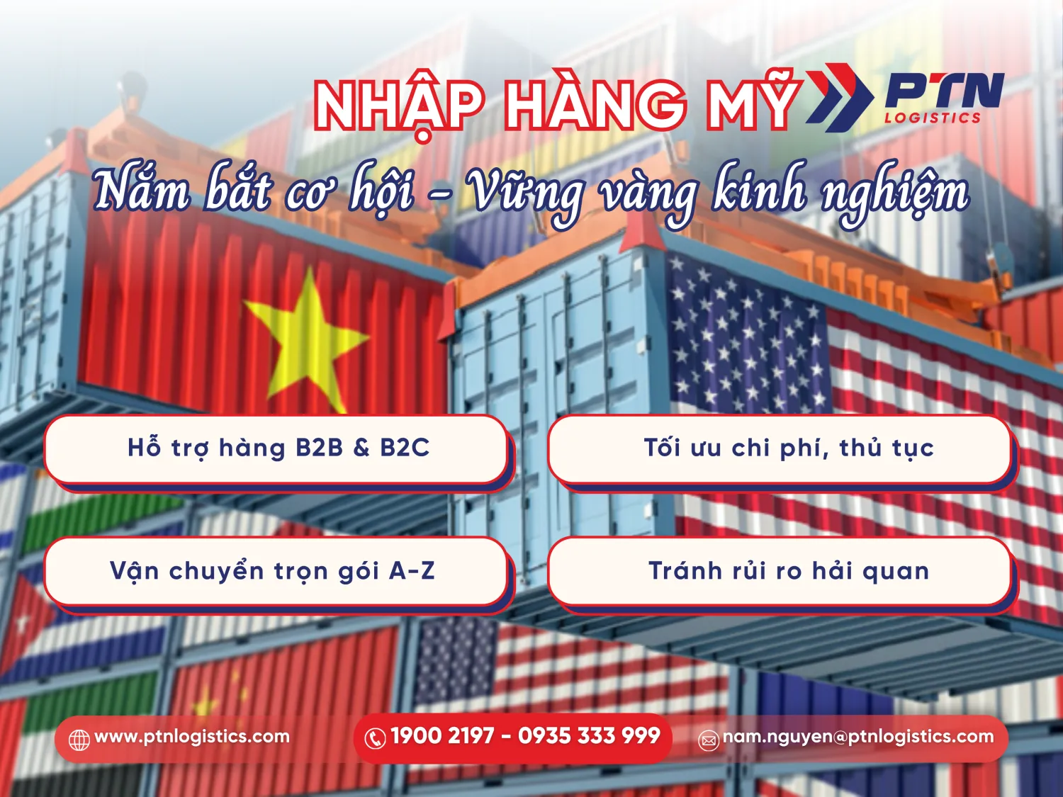 Các xu hướng nhập khẩu từ Mỹ vào Việt Nam