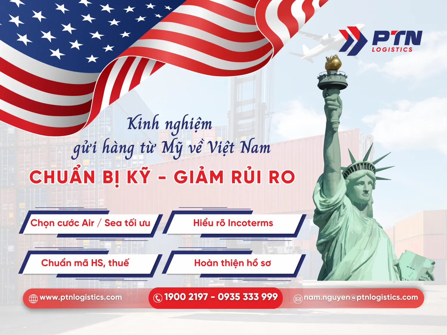 Các yếu tố cần chuẩn bị trước khi hàng về Việt Nam