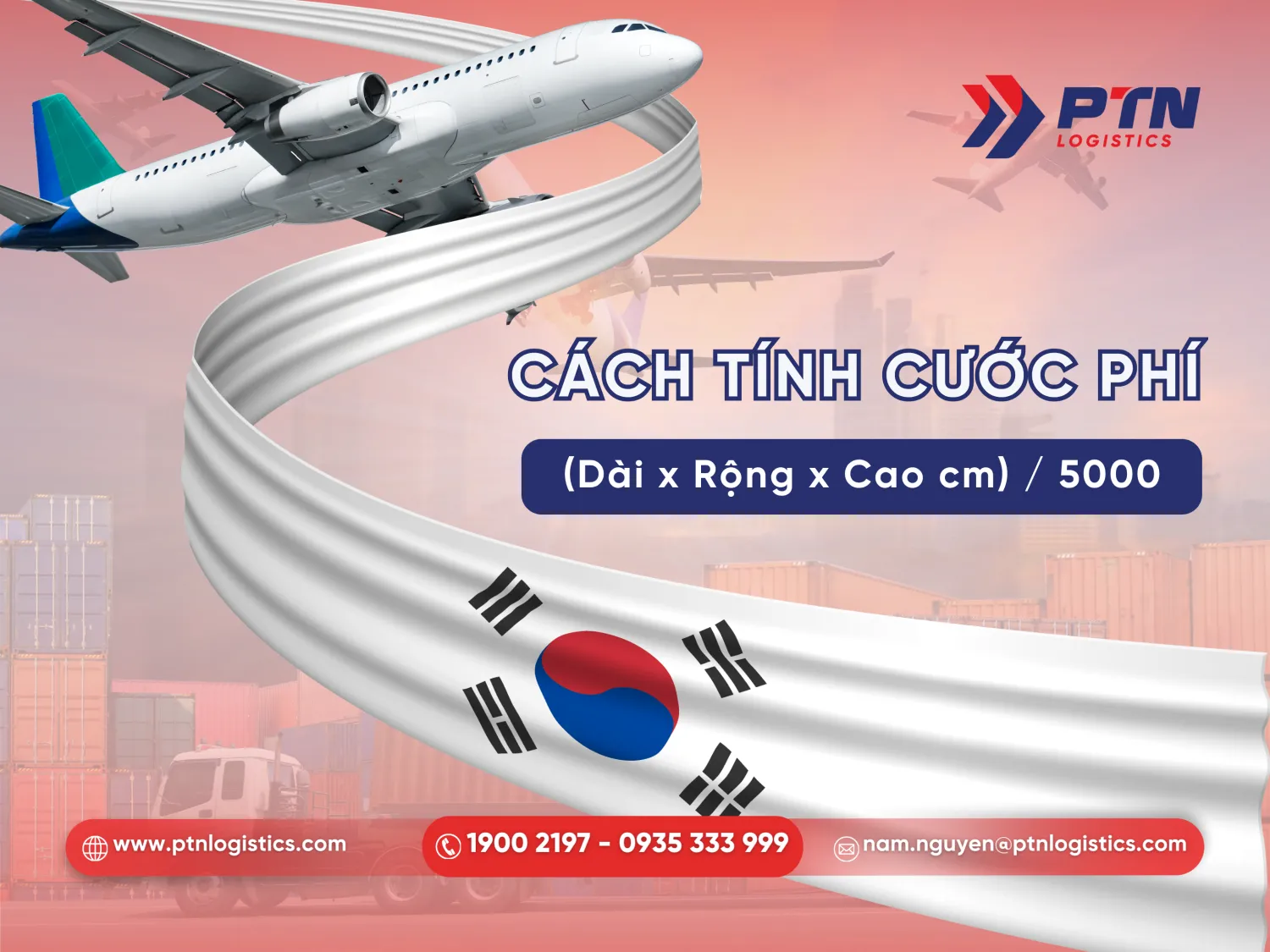 Cách tính cước phí nhanh chóng
