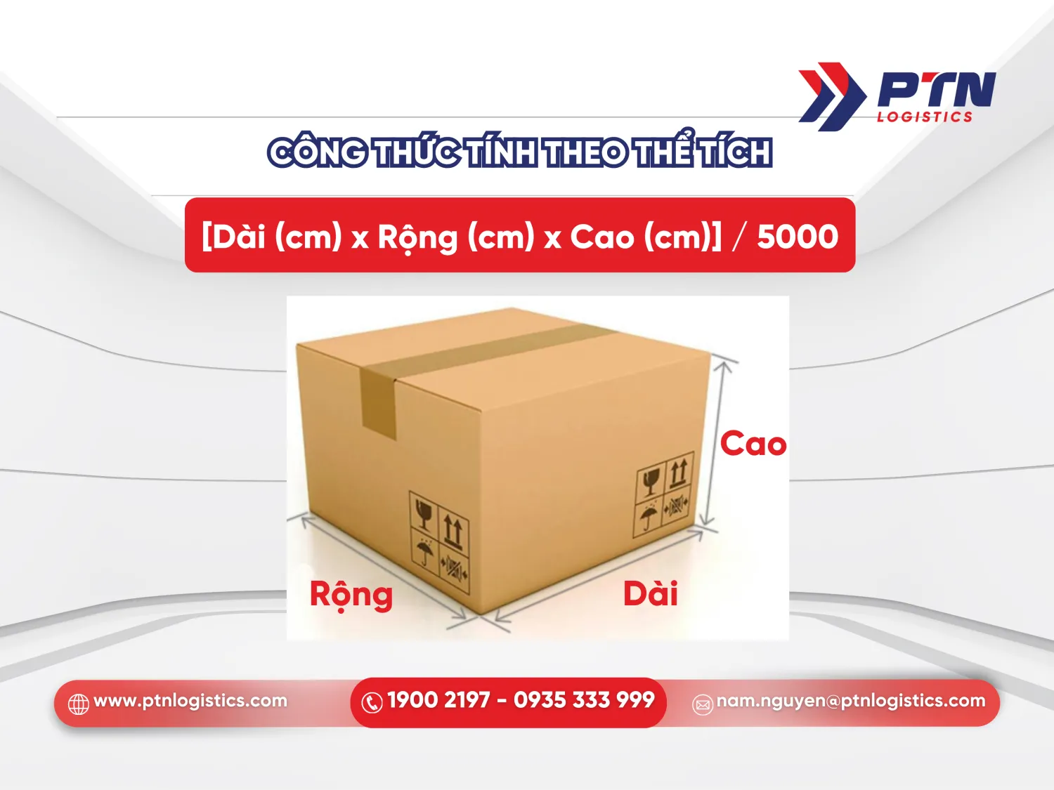 Cách tính trọng lượng theo thể tích chuẩn IATA