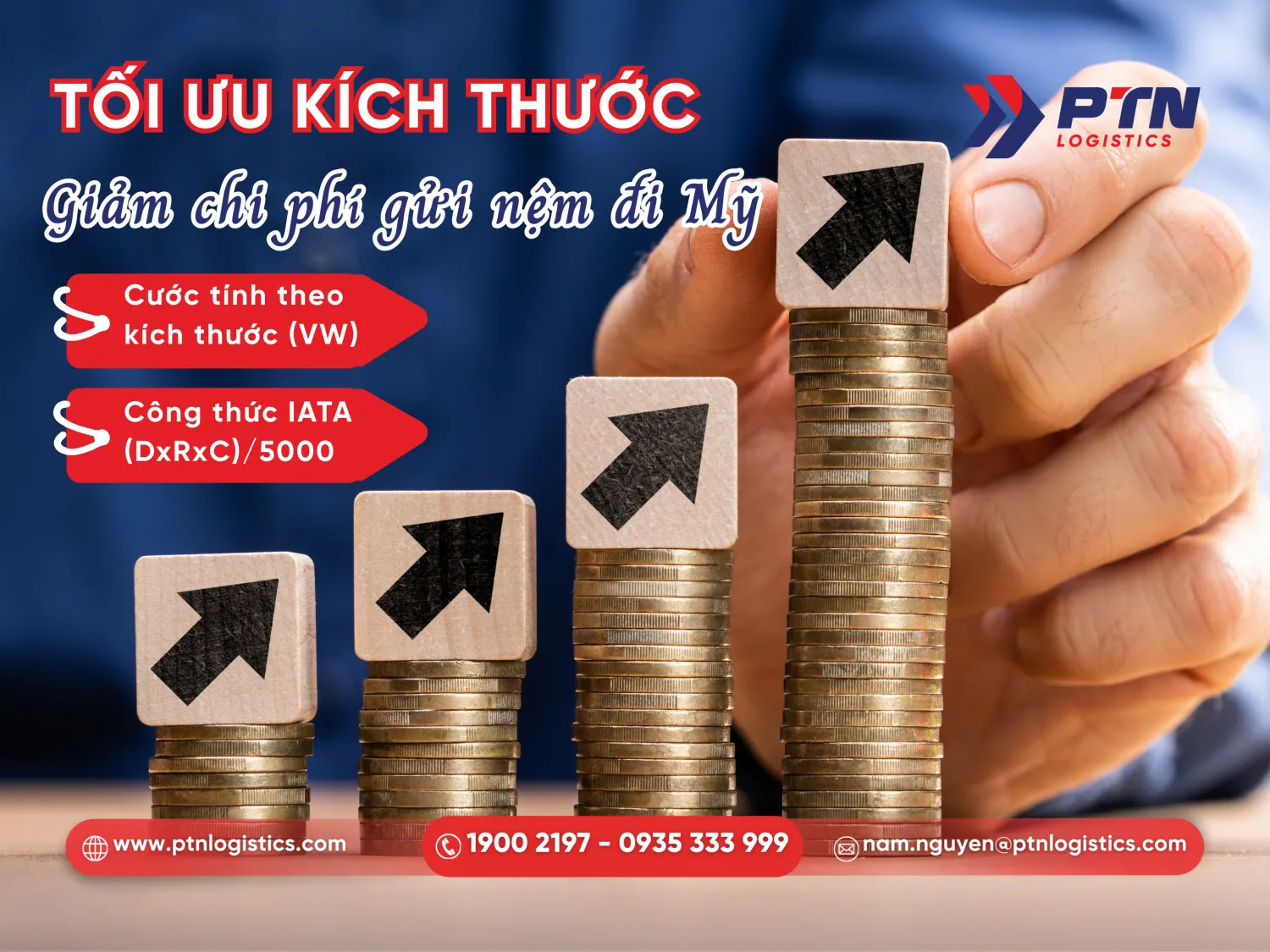 Chi phí tăng nguyên nhân do trọng lượng thể tích