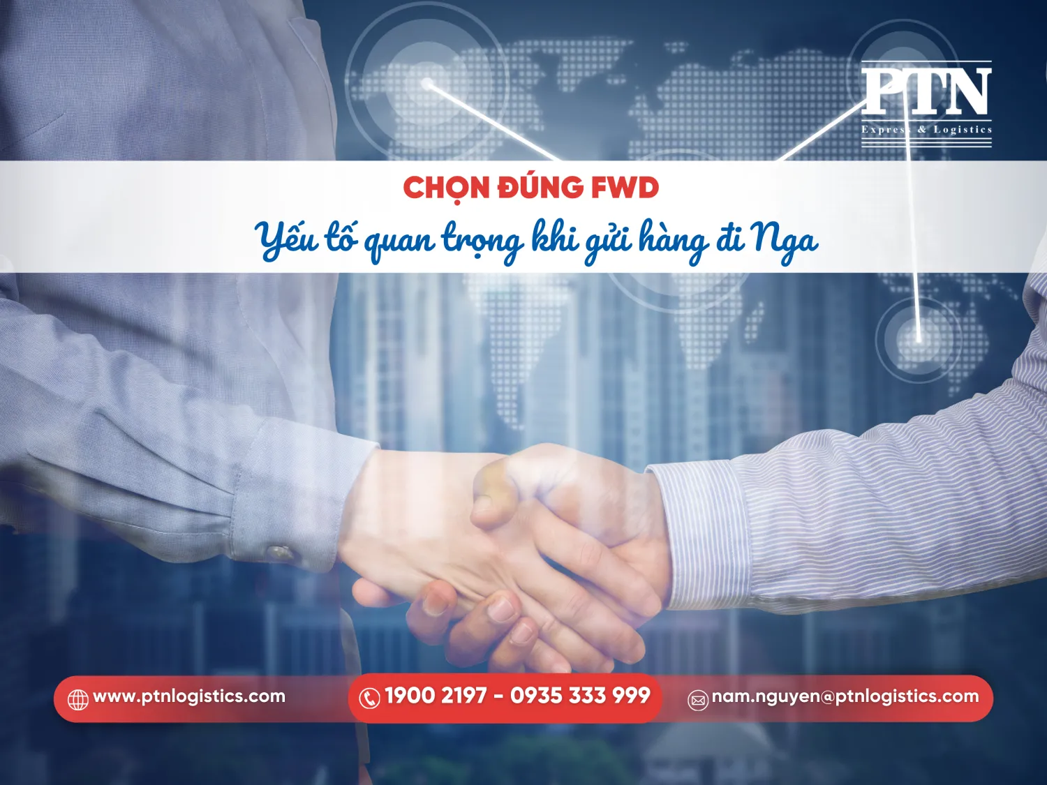 Chọn đúng FWD - Yếu tố quan trọng khi gửi hàng đi Nga