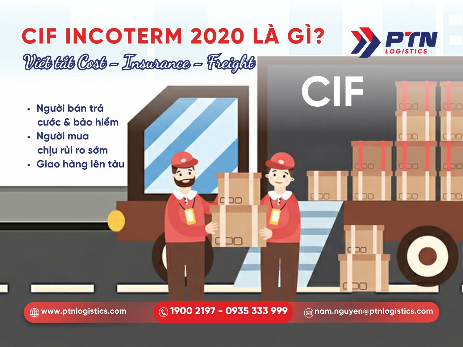 CIF Incoterm là gì trong XNK