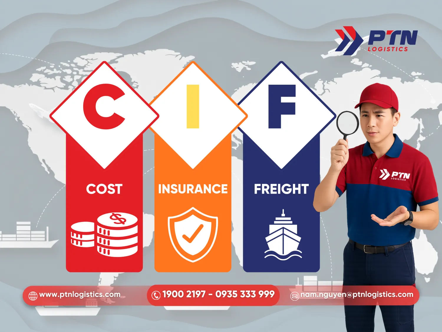 CIF là điều khoản giao hàng truyền thống