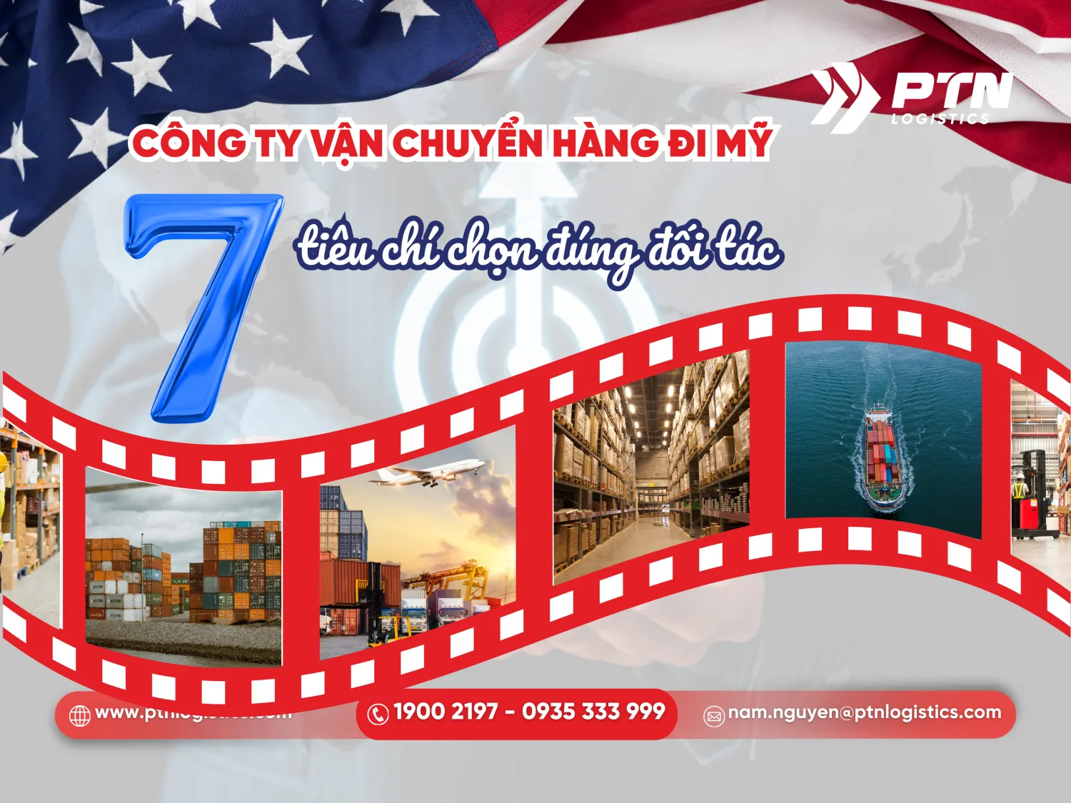 Công ty vận chuyển hàng đi Mỹ: Các tiêu chí chọn đúng đối tác