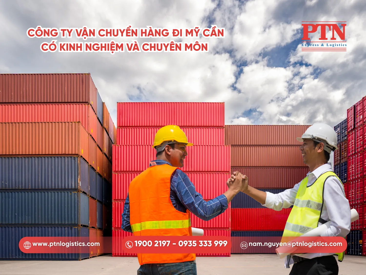 Công ty vận chuyển hàng đi Mỹ cần có kinh nghiệm và chuyên môn