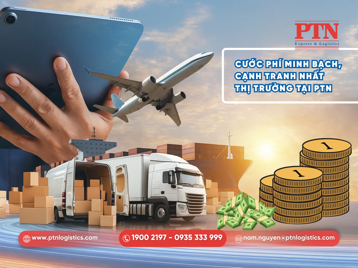 Cước phí minh bạch, cạnh tranh nhất thị trường