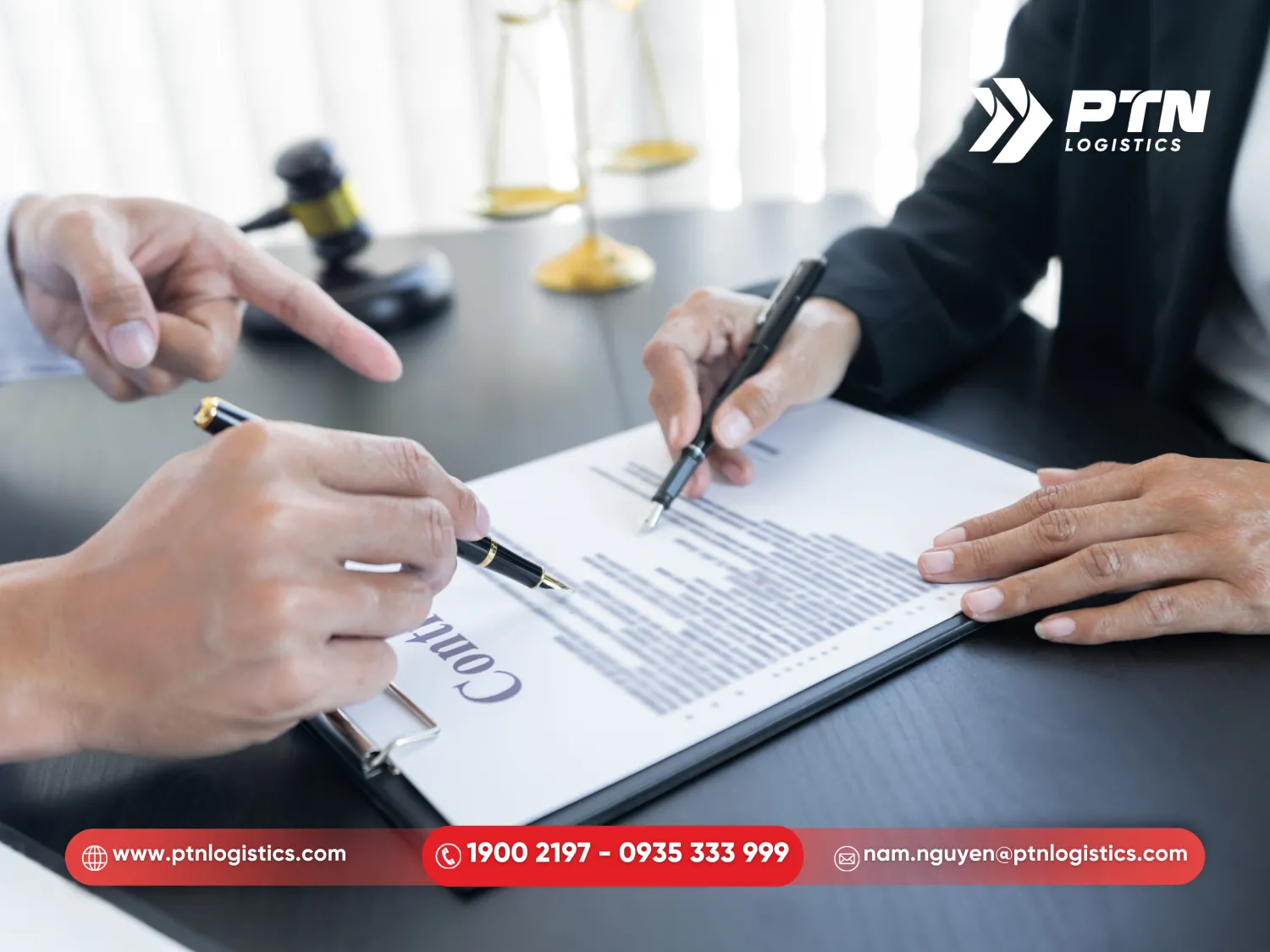Đàm phán và ký kết hợp đồng dịch vụ logistics