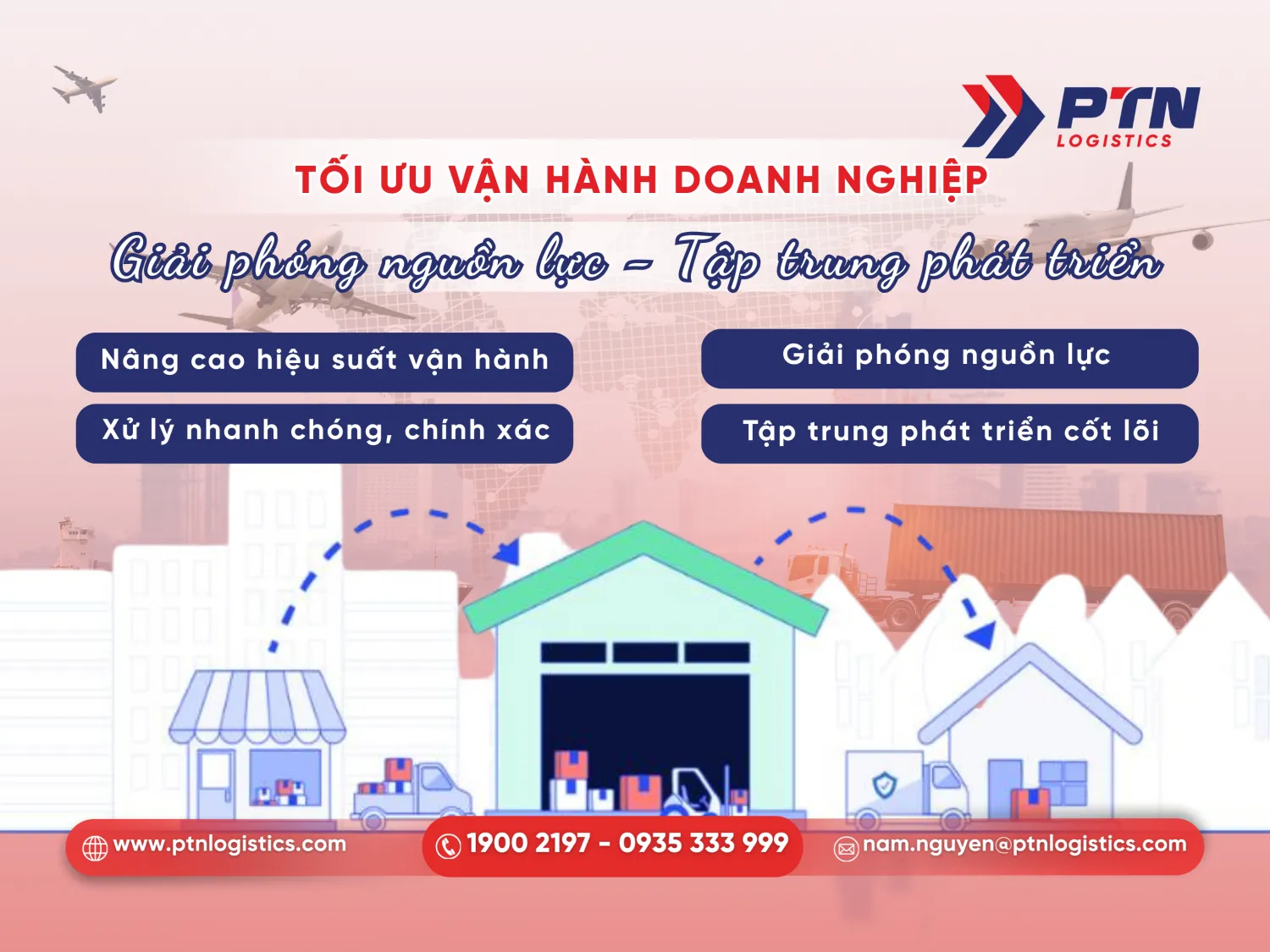 Dịch vụ 3PL giúp cải thiện hiệu quả vận hành