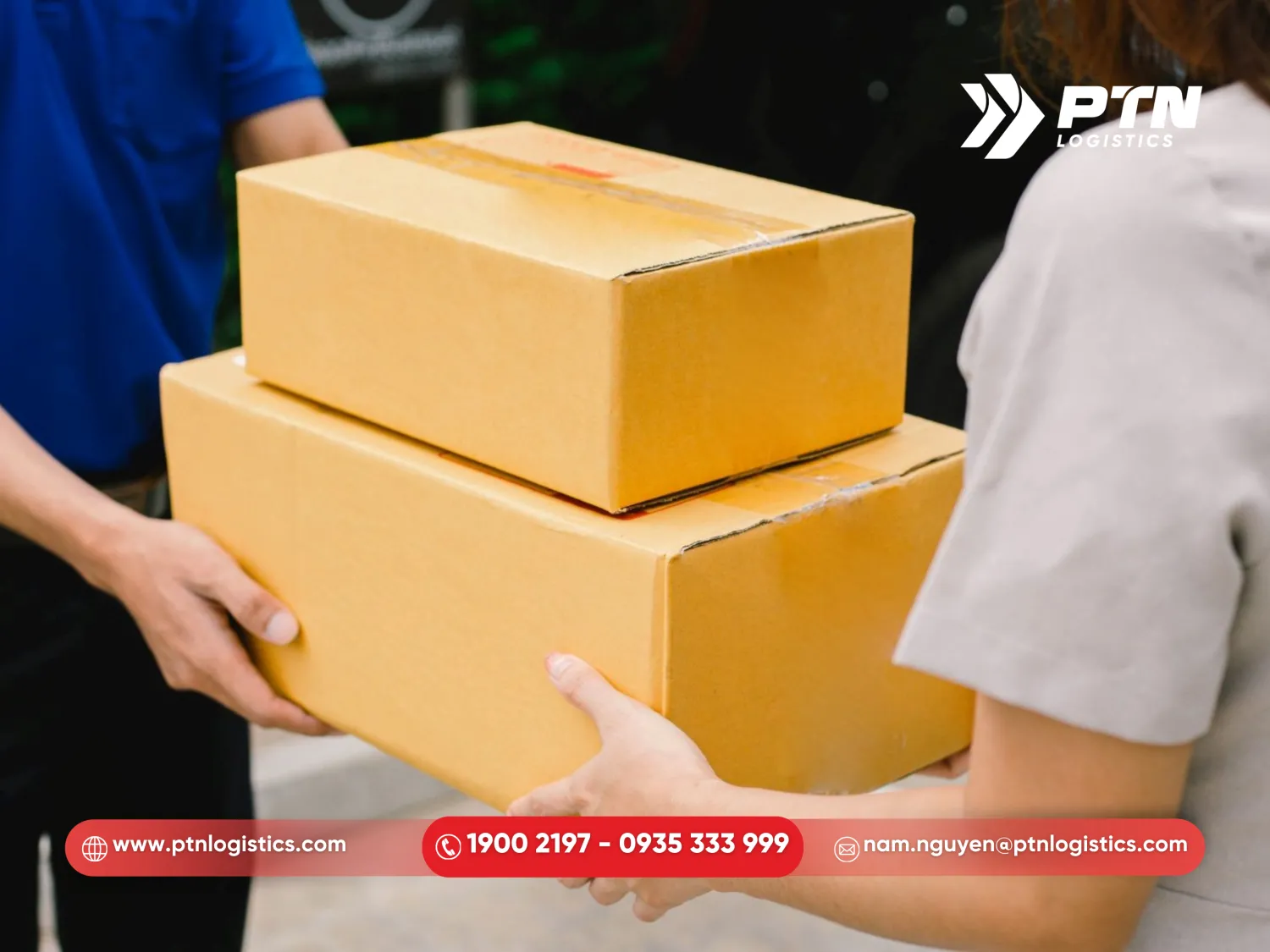Dịch vụ door-to-door của PTN bao trọn quy trình vận chuyển