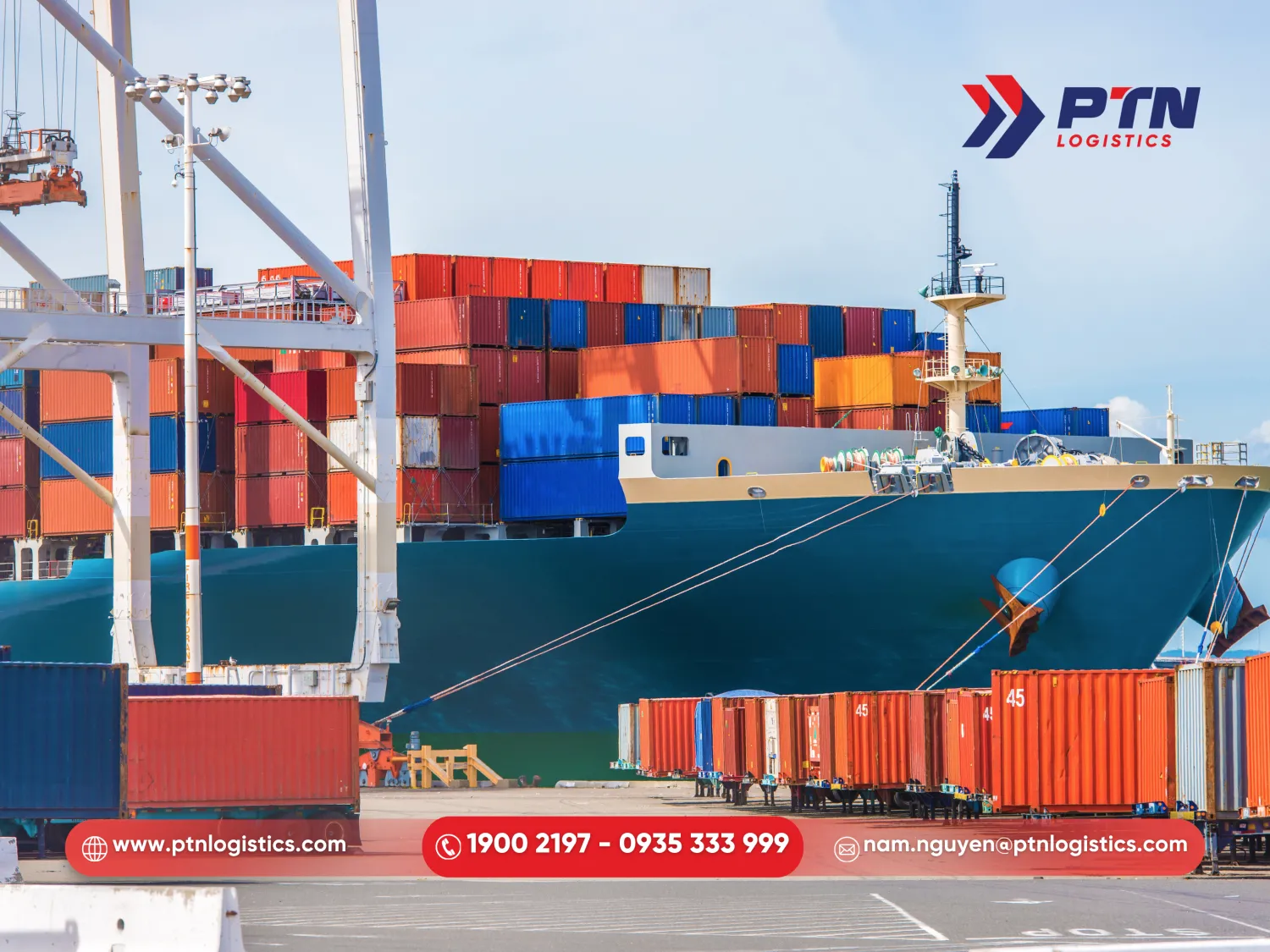Dịch vụ đường biển nguyên container và lẻ