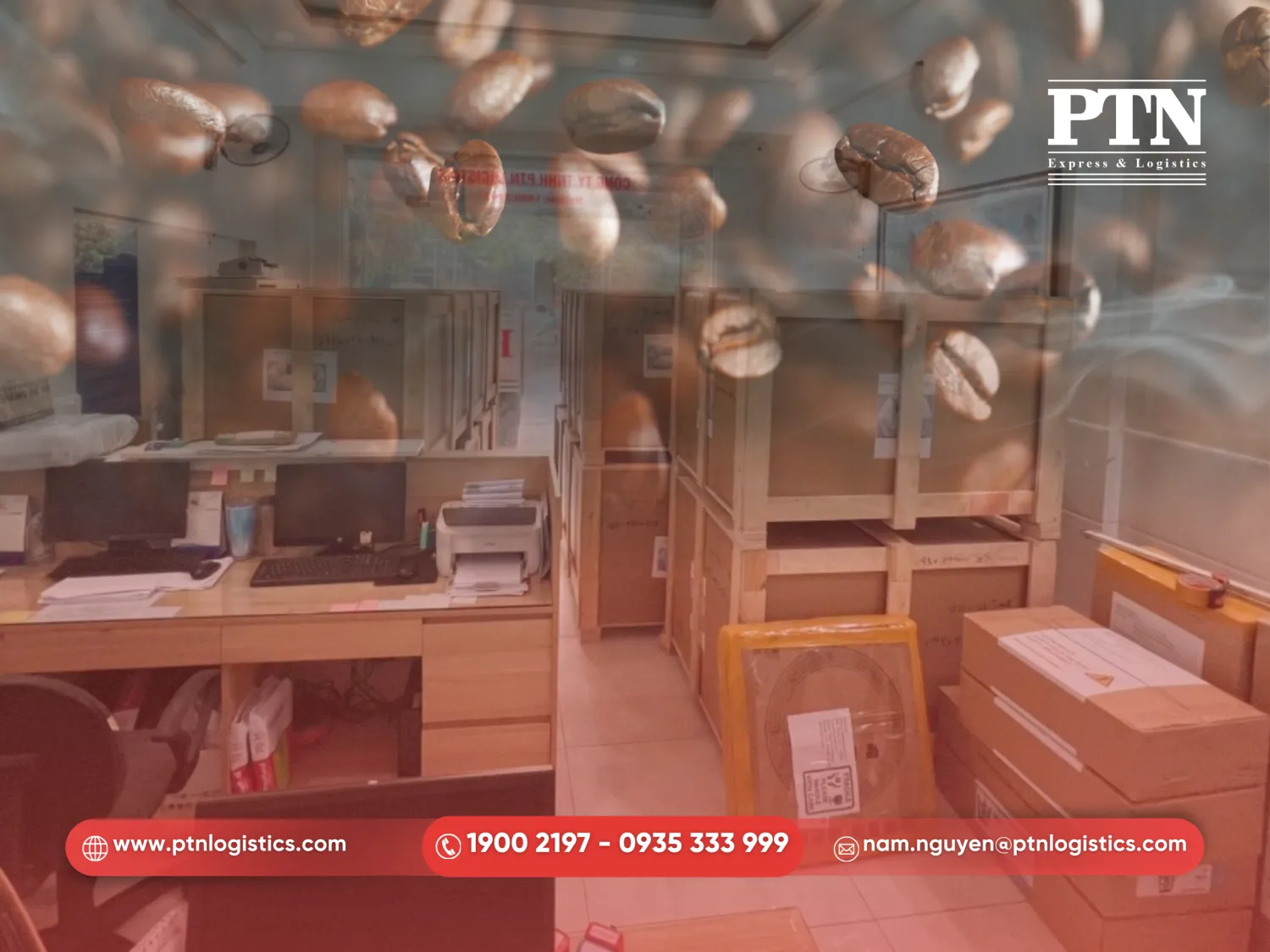 Dịch vụ gửi cà phê đi Mỹ chuyên nghiệp tại PTN