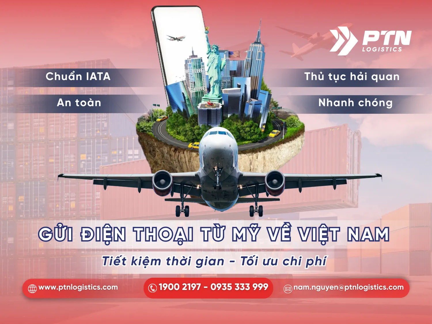 Dịch vụ gửi điện thoại từ Mỹ về Việt Nam