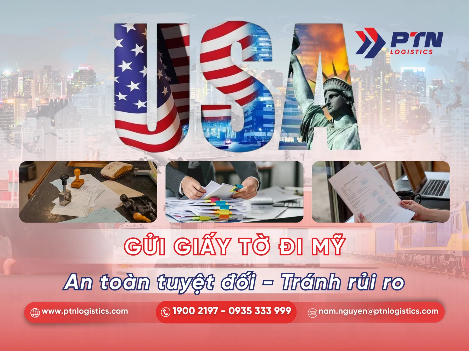 Dịch vụ gửi giấy tờ đi Mỹ