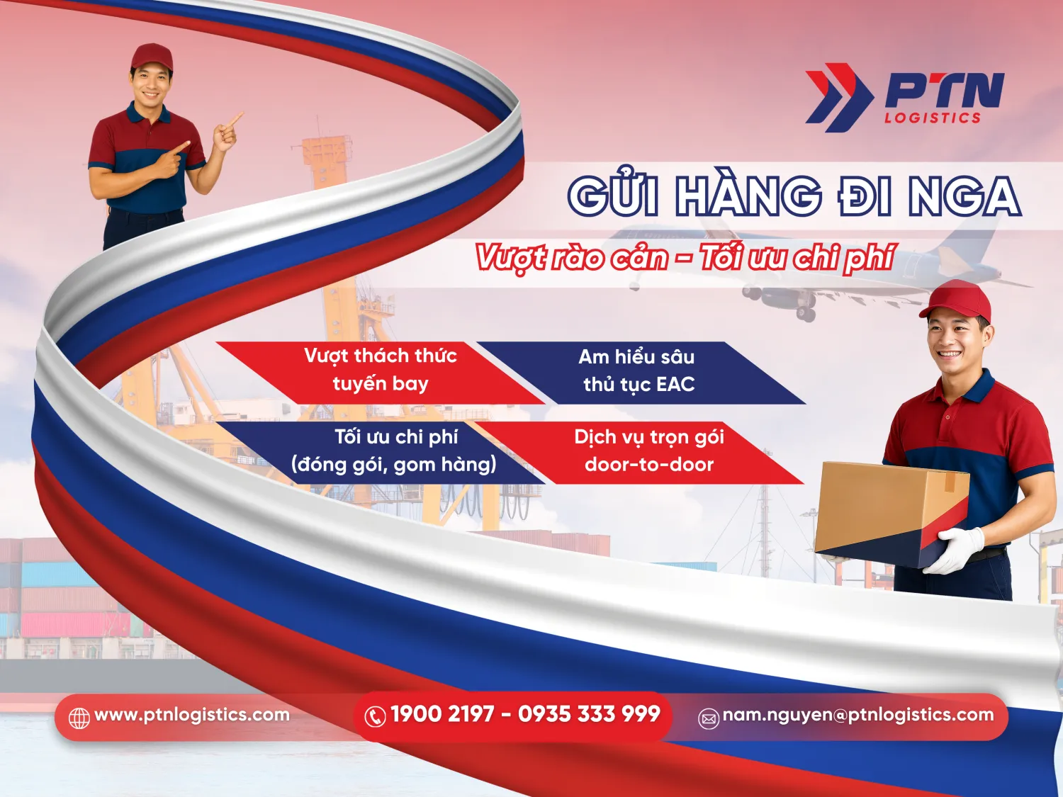 Dịch vụ gửi hàng đi Nga
