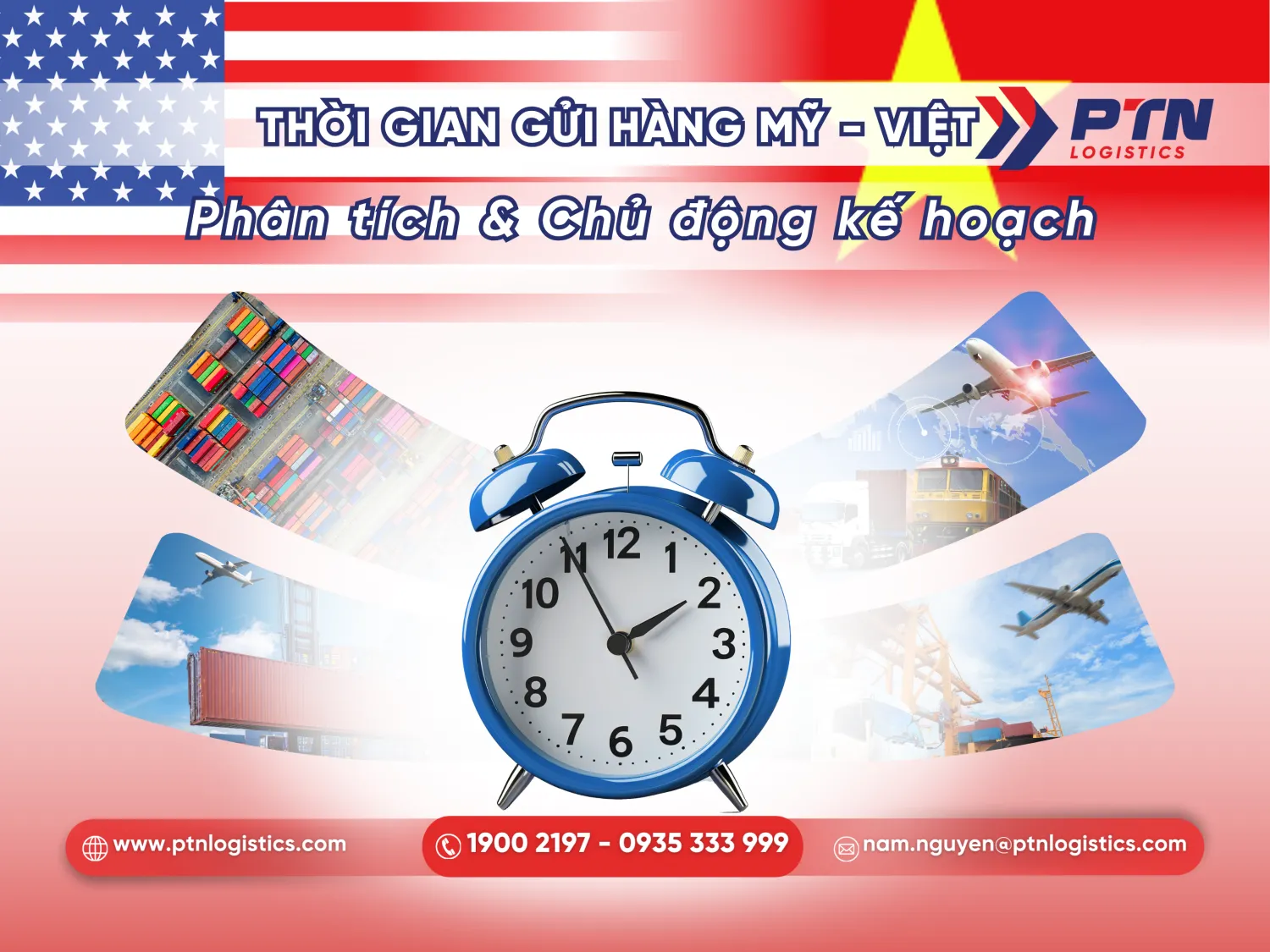 Dịch vụ gửi hàng từ Mỹ về Việt Nam mất bao lâu