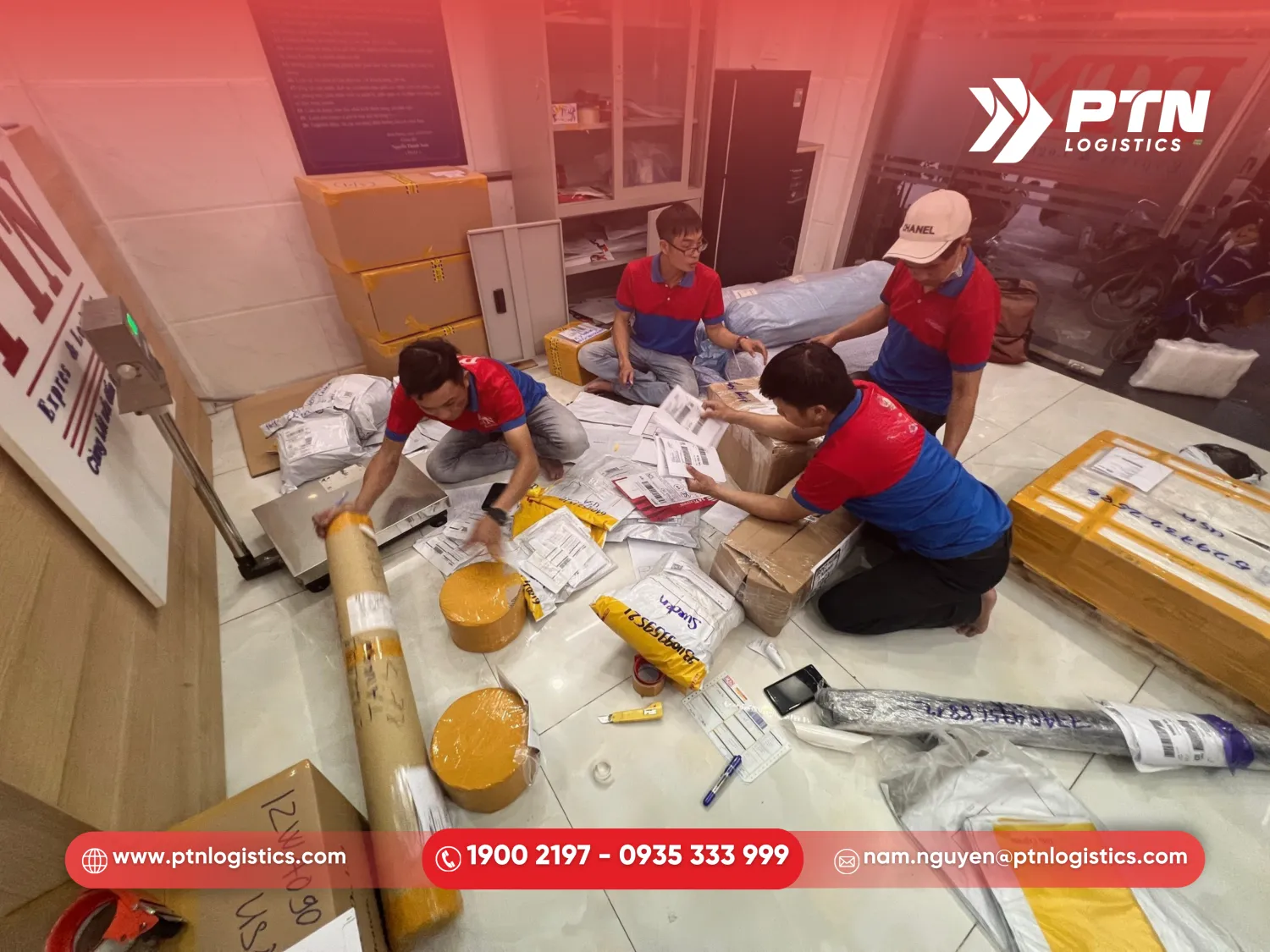 Dịch vụ gửi hàng từ Mỹ về Việt Nam tại PTN Logistics