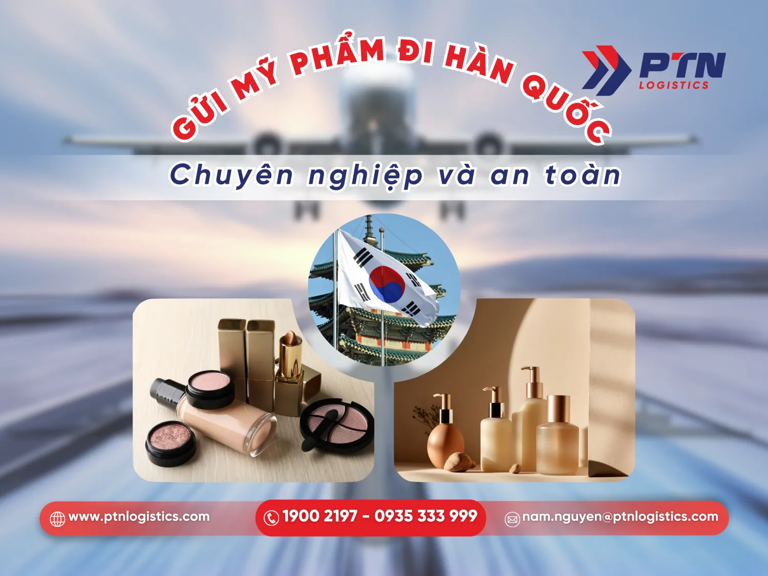 Dịch vụ gửi mỹ phẩm đi Hàn Quốc
